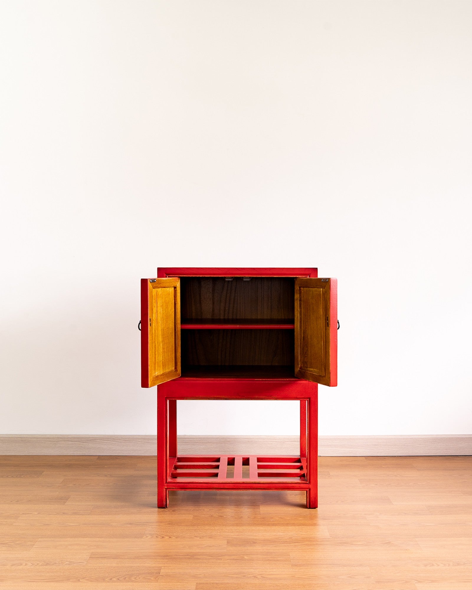 Hand-Painted Eastern Heritage Cabinet - Reproduction