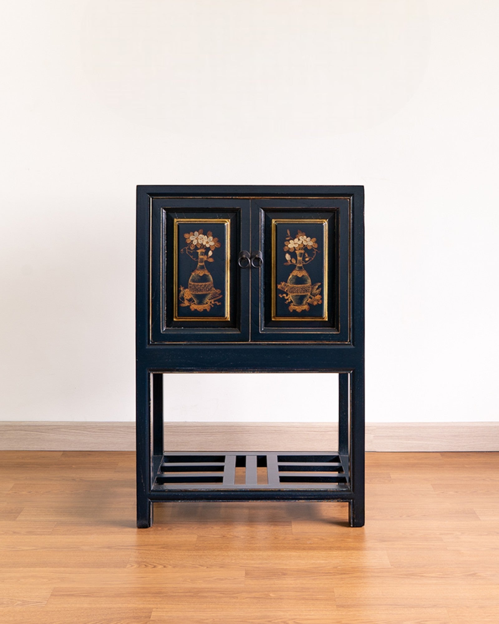 Hand-Painted Eastern Heritage Cabinet - Reproduction