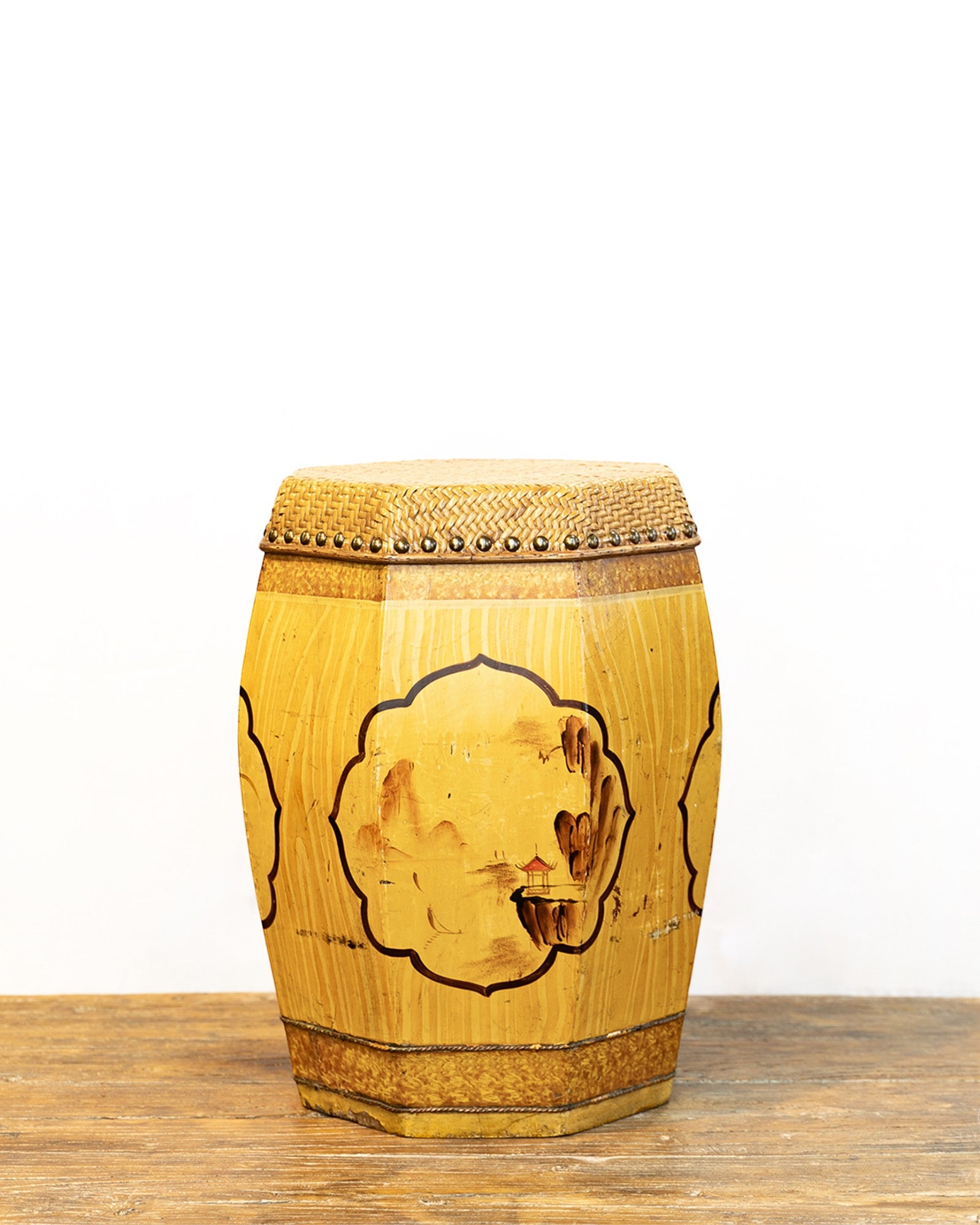 Antique Grain Storage Stool