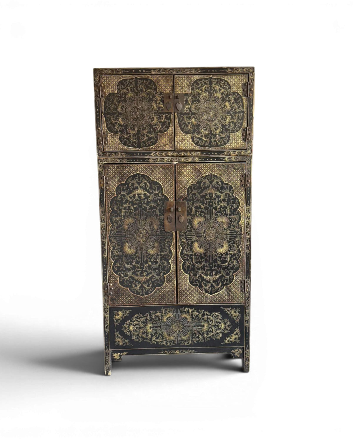 Antique Chinese Lacquered Storage Cabinet - Surround Living - 2