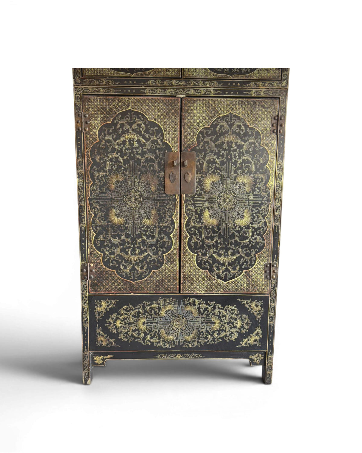 Antique Chinese Lacquered Storage Cabinet - Surround Living - 3
