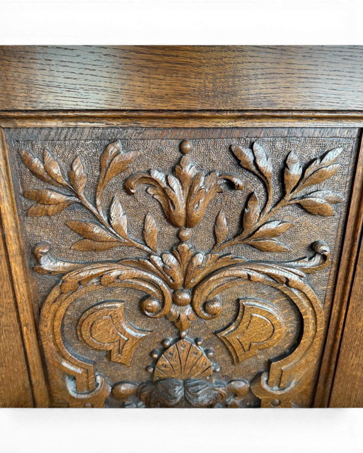 Antique Oak Carved Hall-bench - Surround Living - 9