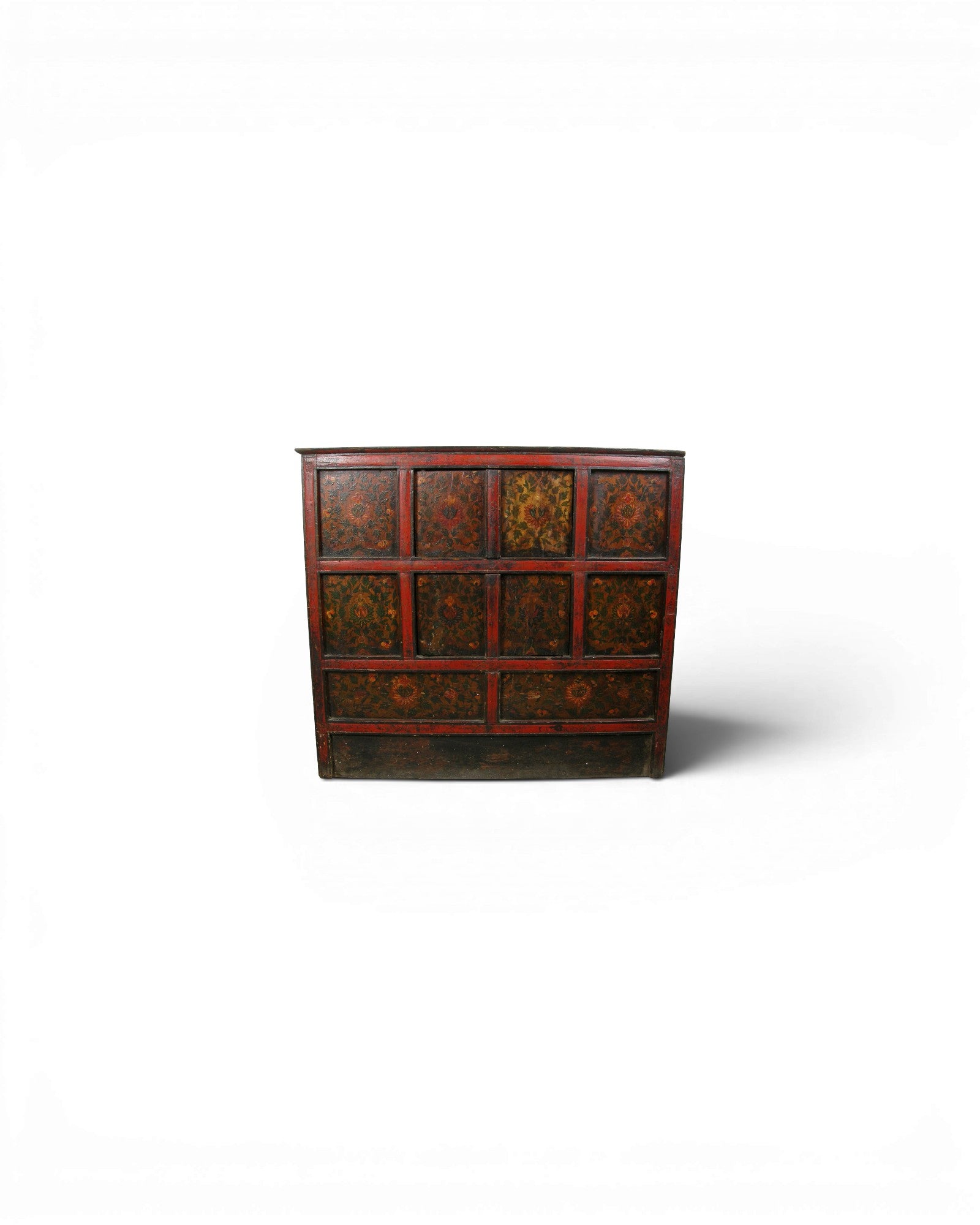 Antique Tibetan Painted Cupboard - Surround Living - 1