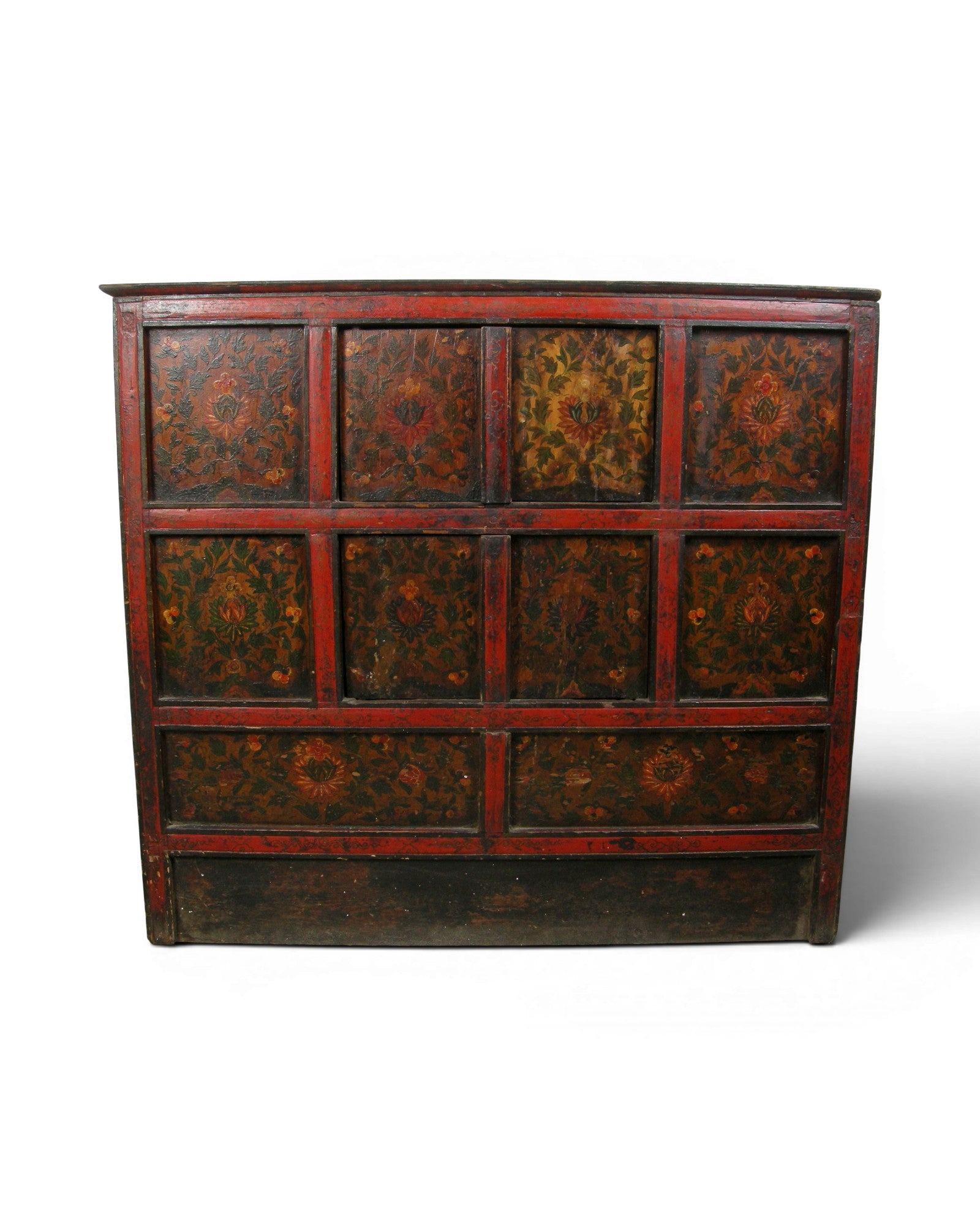 Antique Tibetan Painted Cupboard - Surround Living - 2