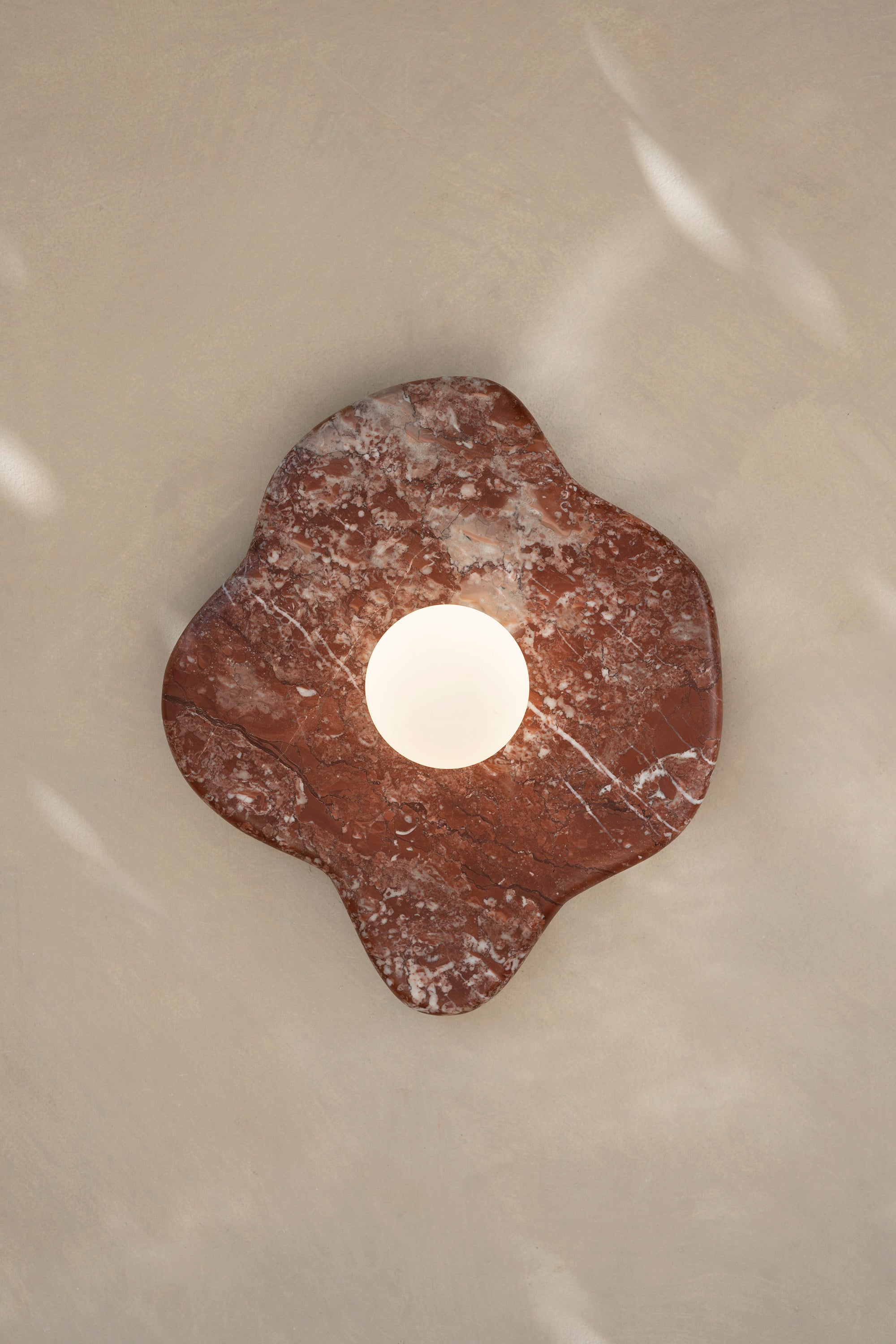 Blob Sconce #2 - Burgundy