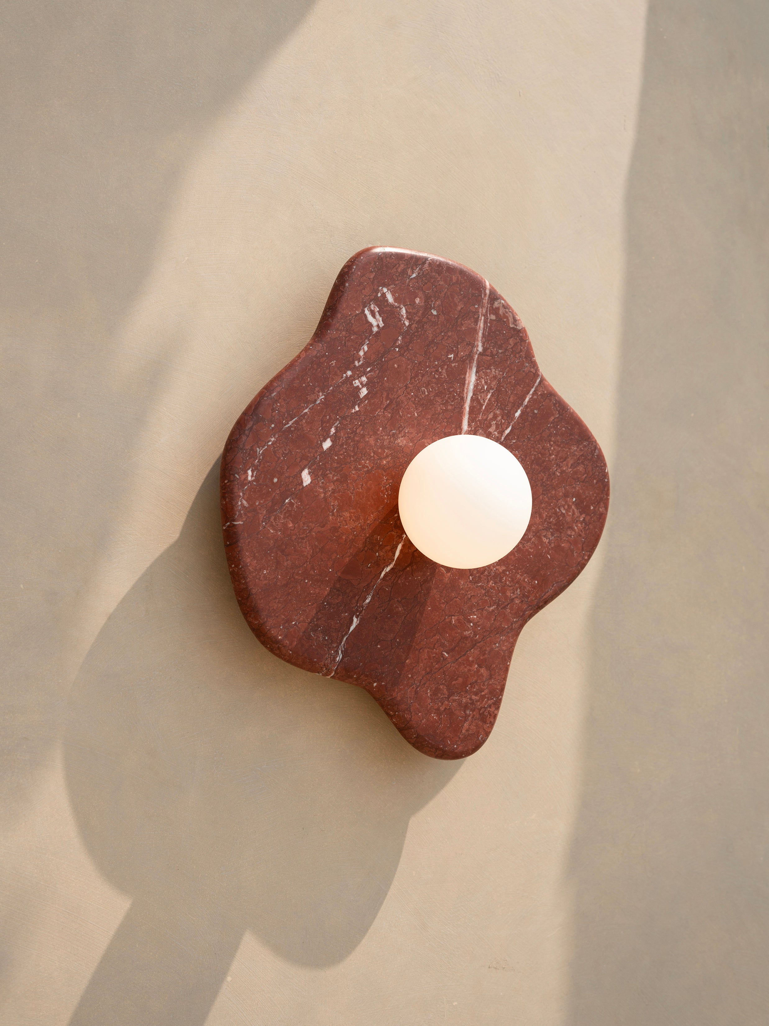 Blob Sconce #2 - Burgundy