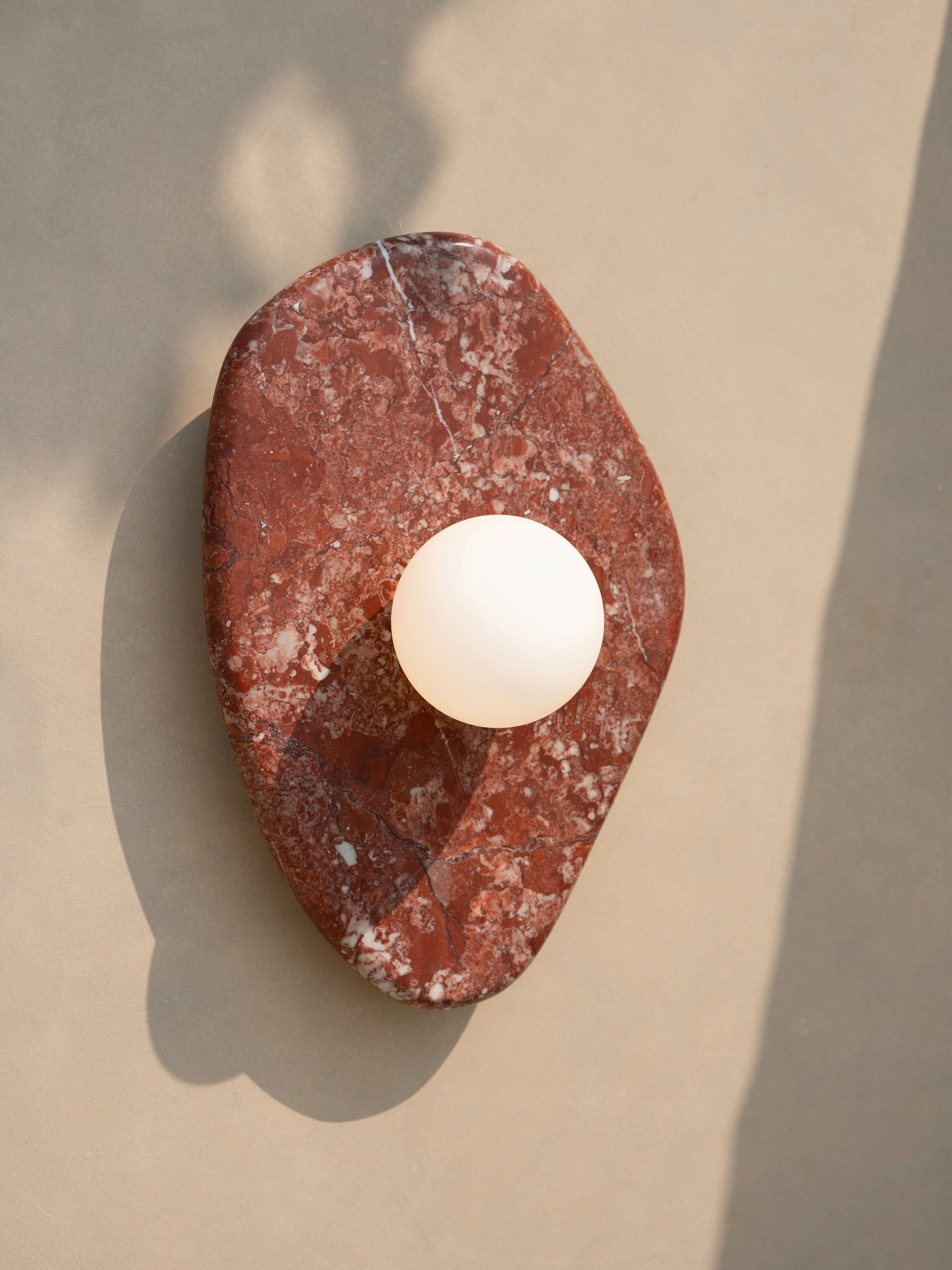 Blob Sconce #1 - Burgundy