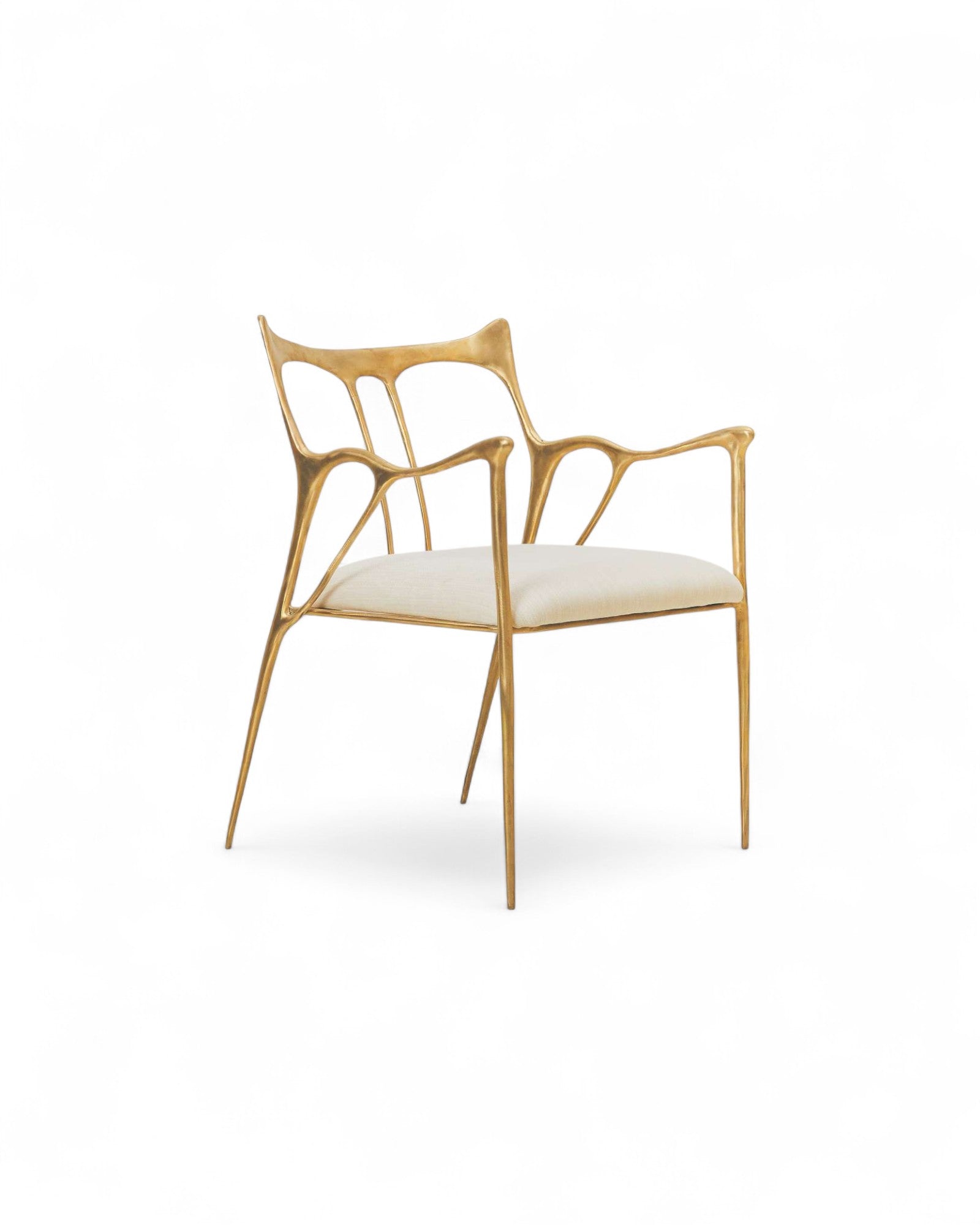 Ink Chair Curved Back M0177 - Matte Black