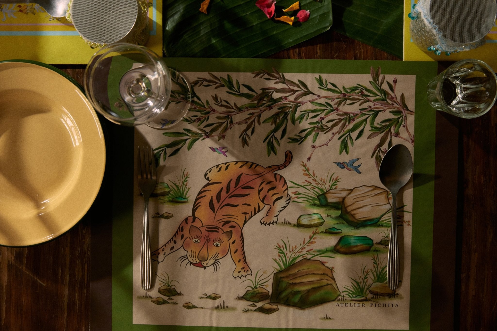 Thai - ger Place Mat - Set of 4 - Surround Living - 7