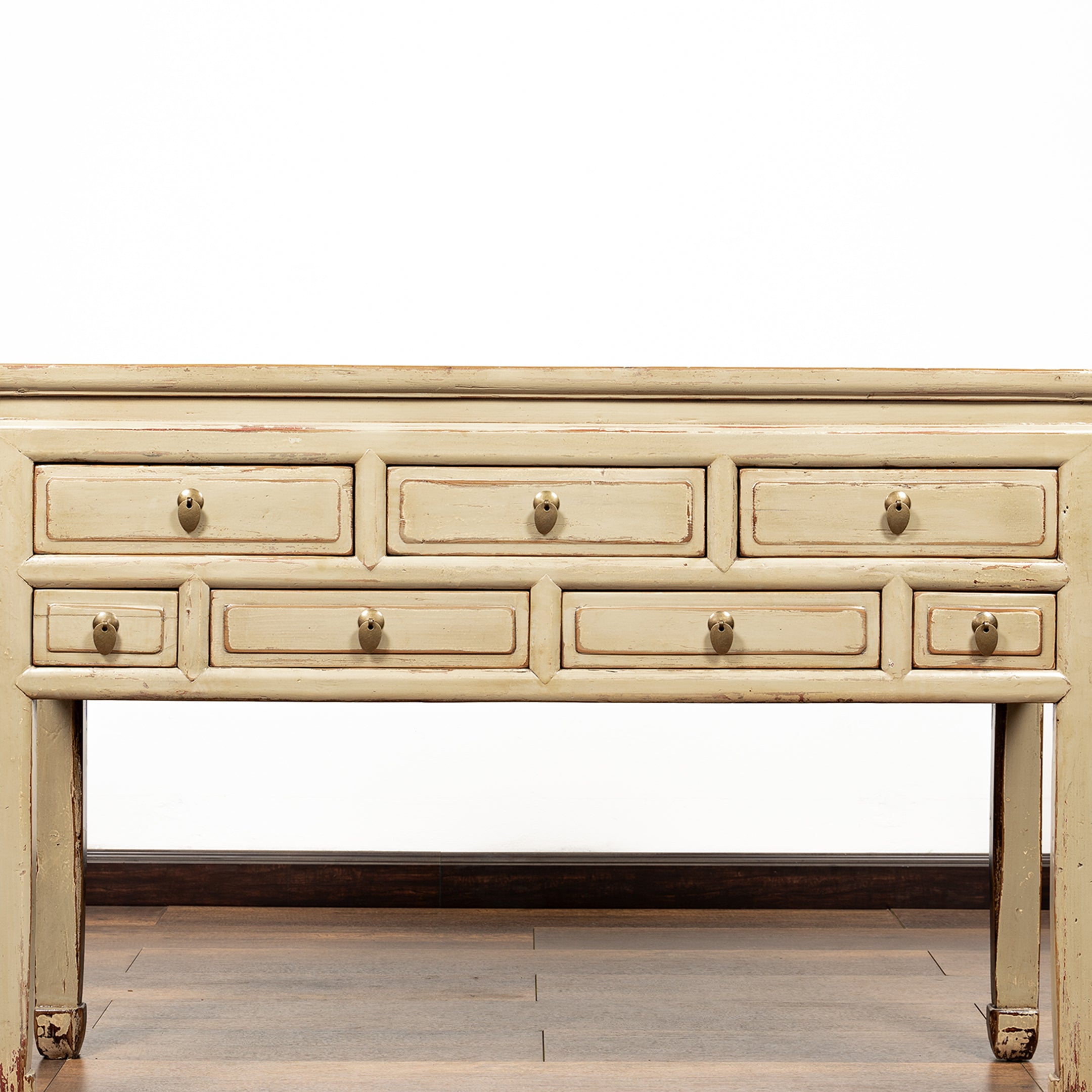 Classic Chinese Antique Seven Drawers Console Table