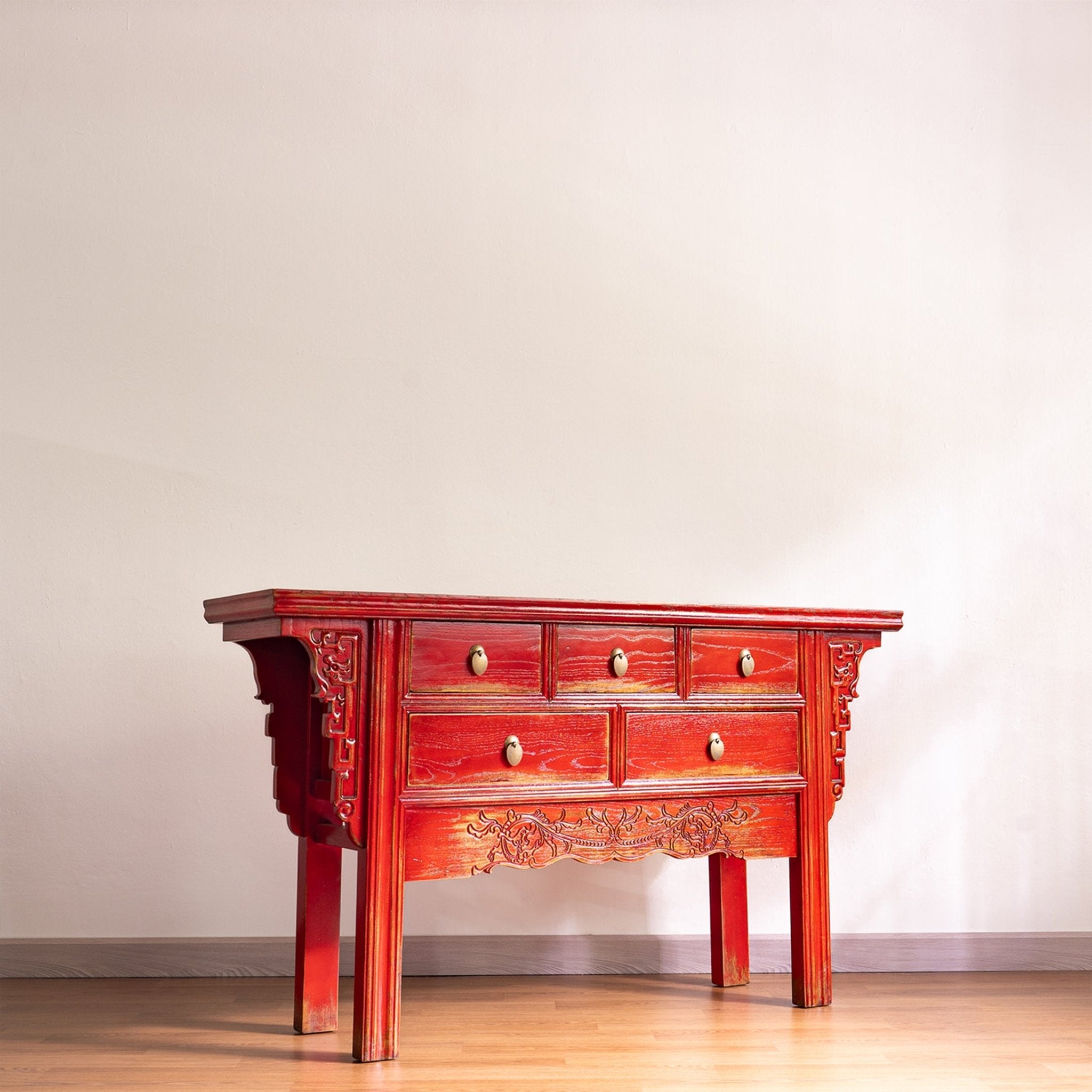Chinese Heritage 5 - Drawer Desk - Surround Living - 7