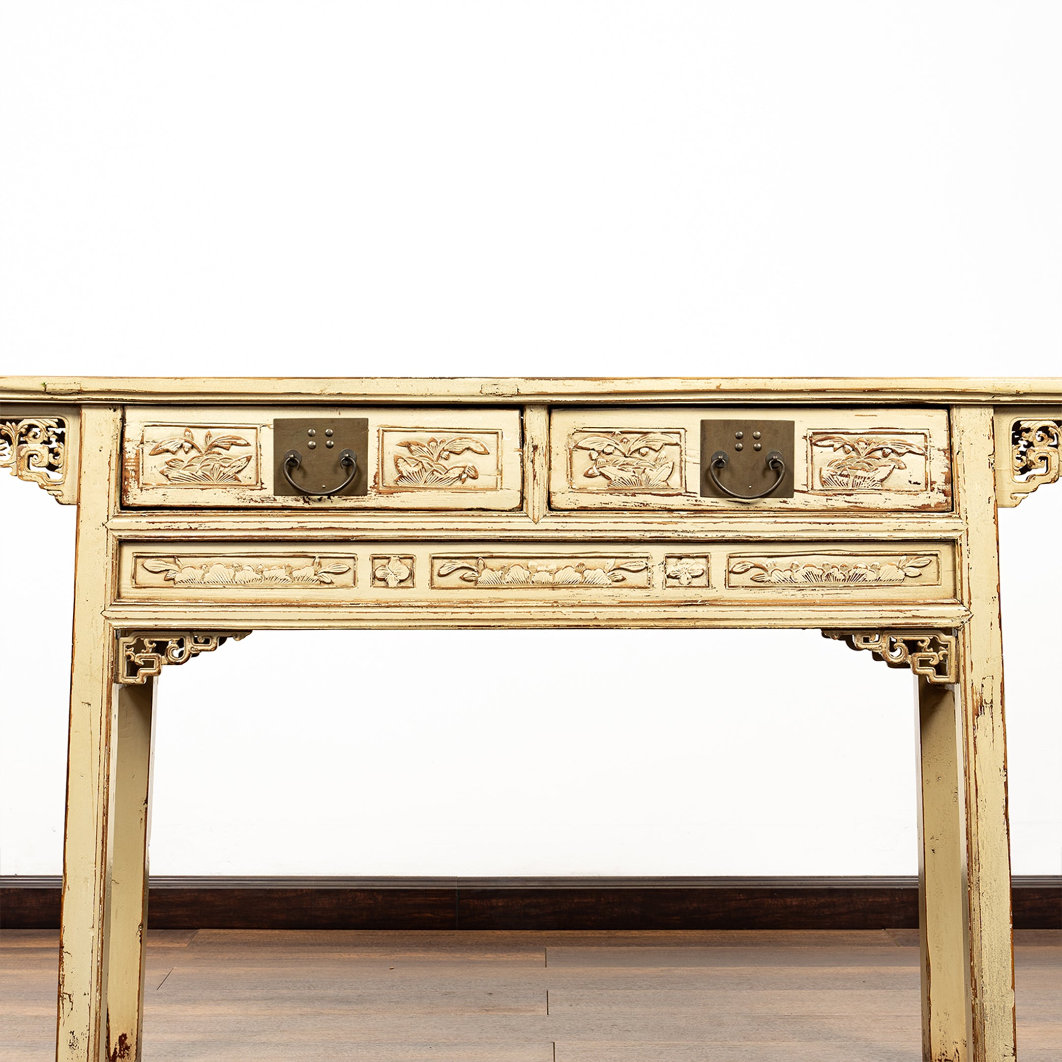 Chinese Antique Two Drawers Table