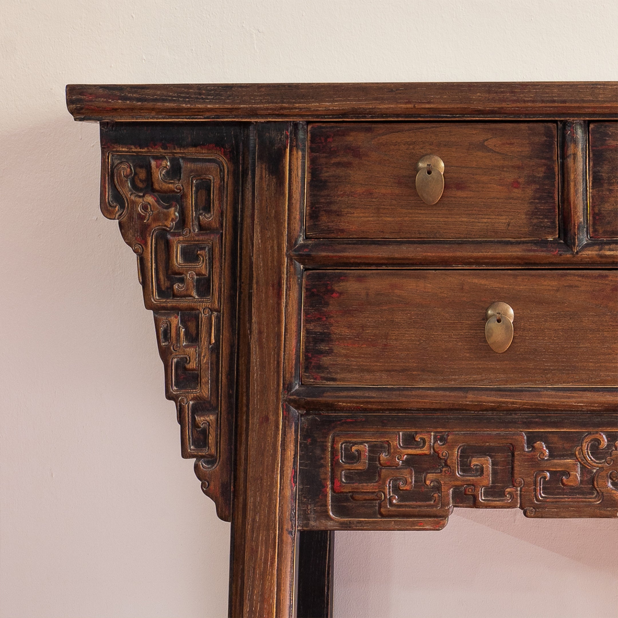 Chinese Heritage 5-Drawer Desk