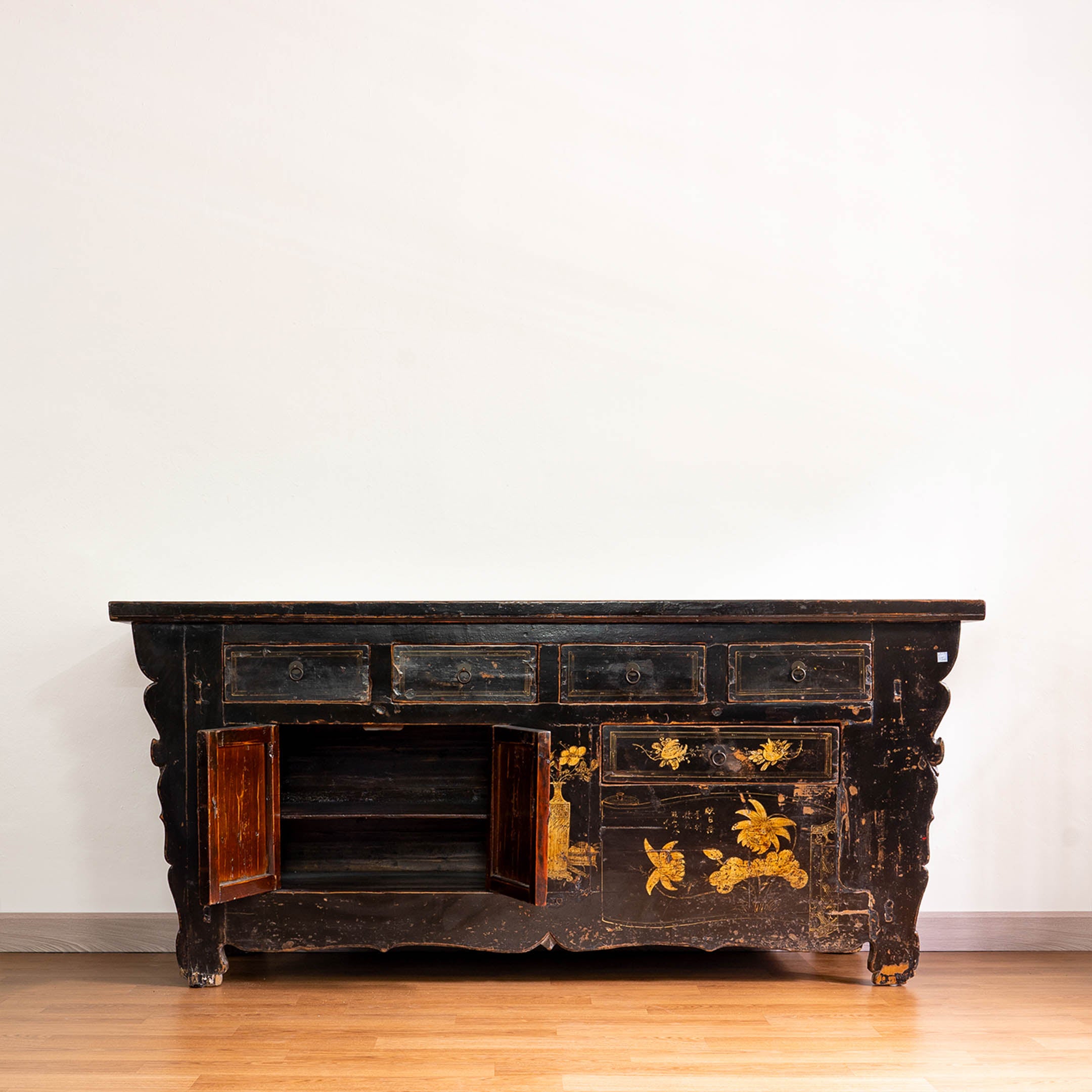 Chinese Antique Hand-Painted Sideboard