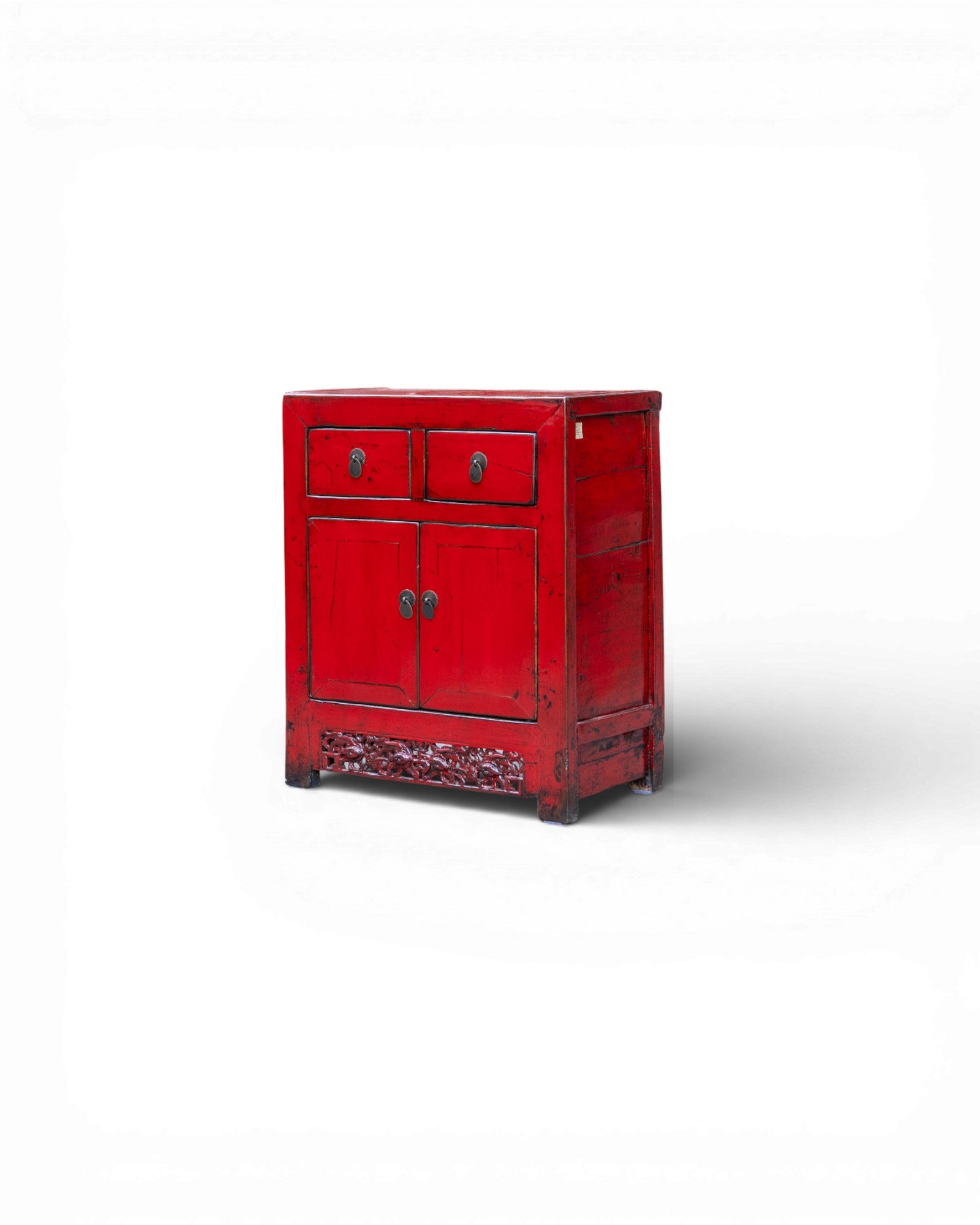Qing Dynasty Red Sideboard Cabinet - Surround Living - 5