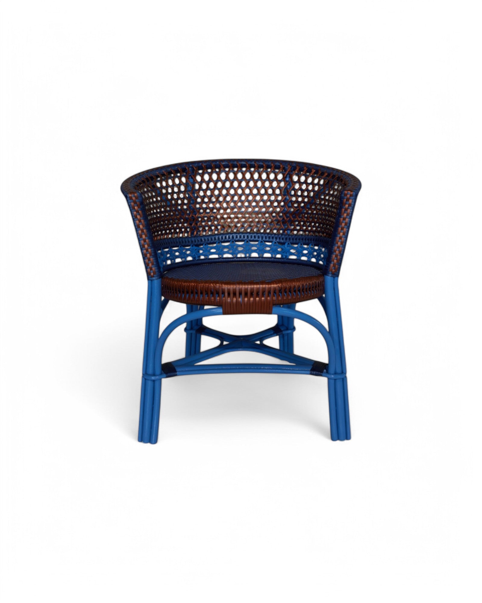 Marmar Chair - Brown & Blue