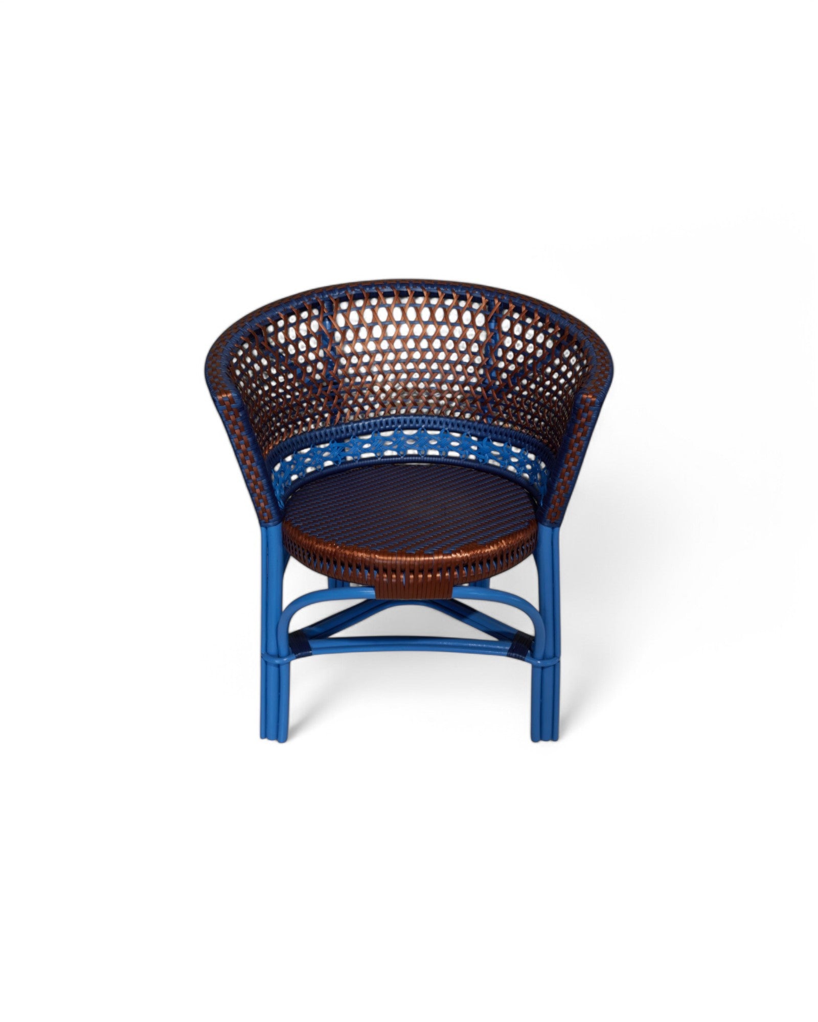 Marmar Chair - Brown & Blue