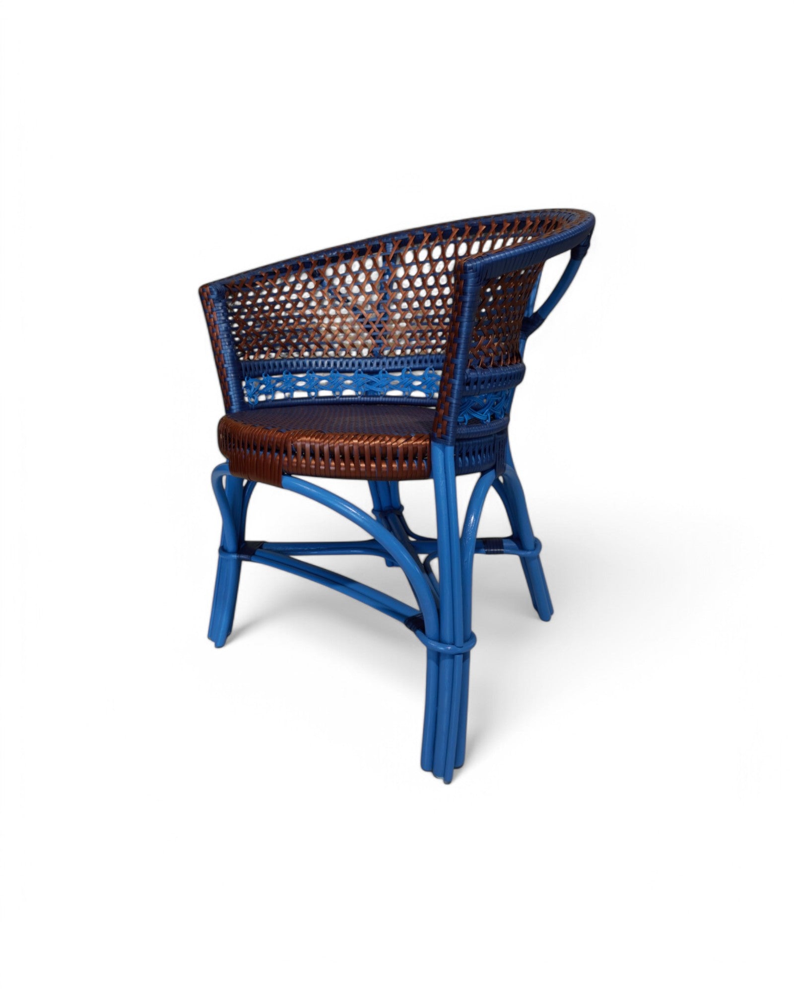 Marmar Chair - Brown & Blue