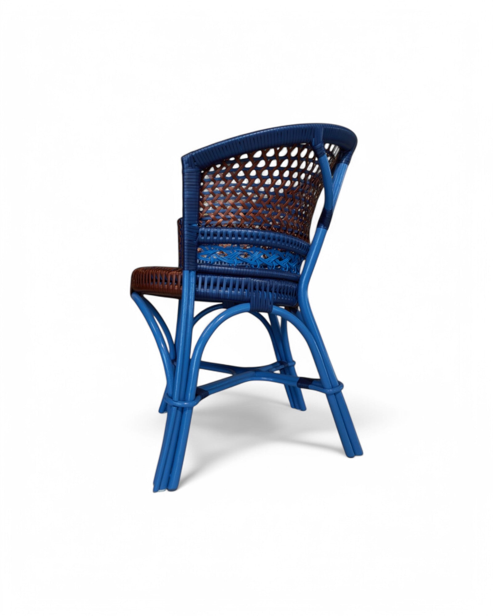 Marmar Chair - Brown & Blue