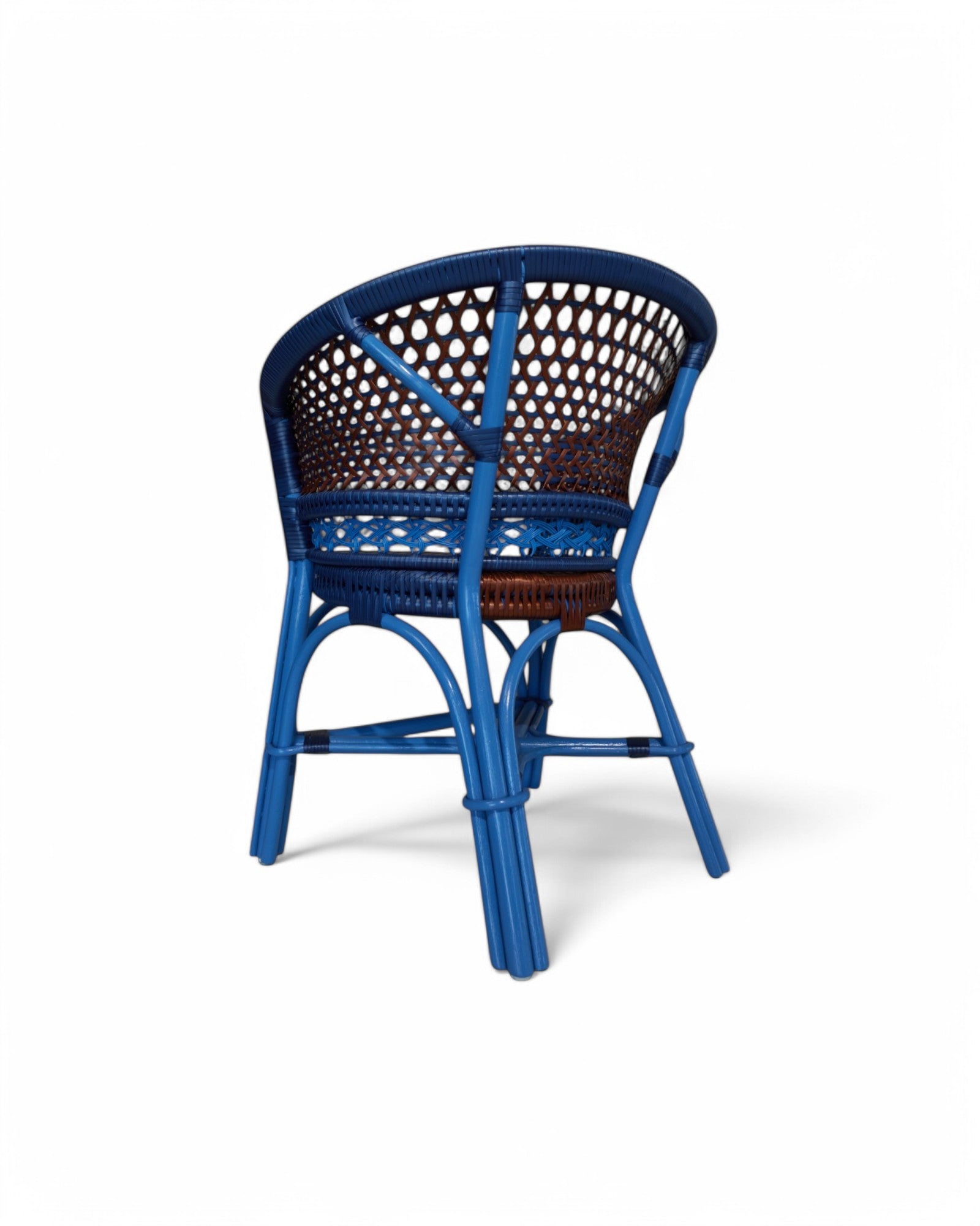 Marmar Chair - Brown & Blue