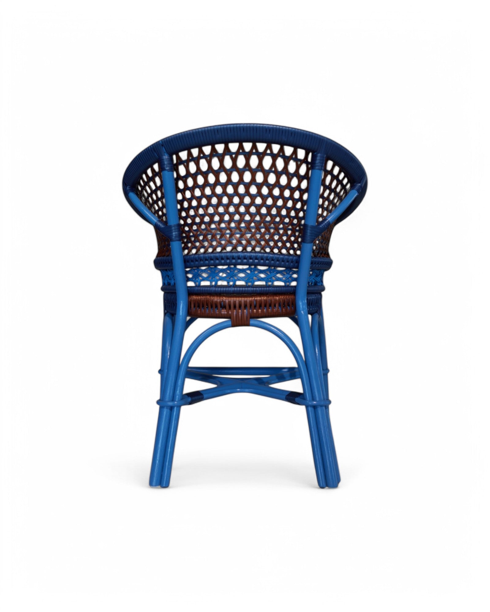 Marmar Chair - Brown & Blue