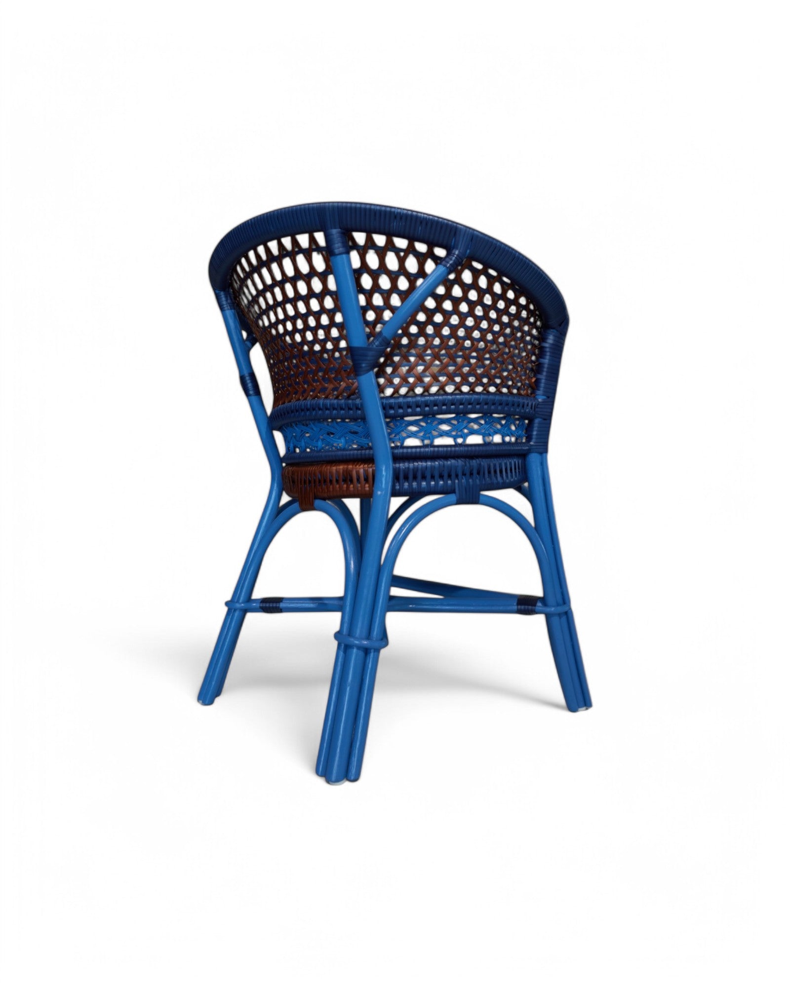 Marmar Chair - Brown & Blue