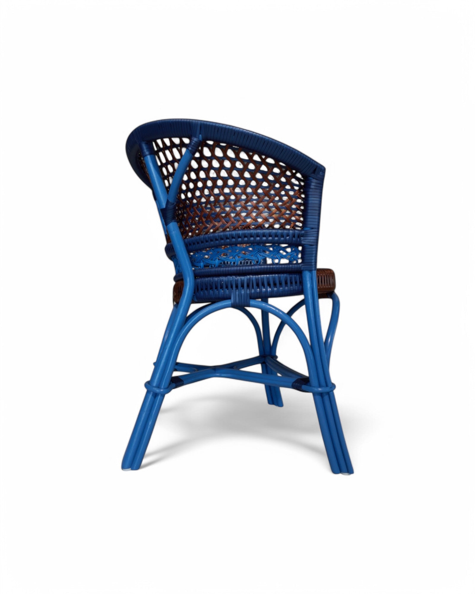 Marmar Chair - Brown & Blue