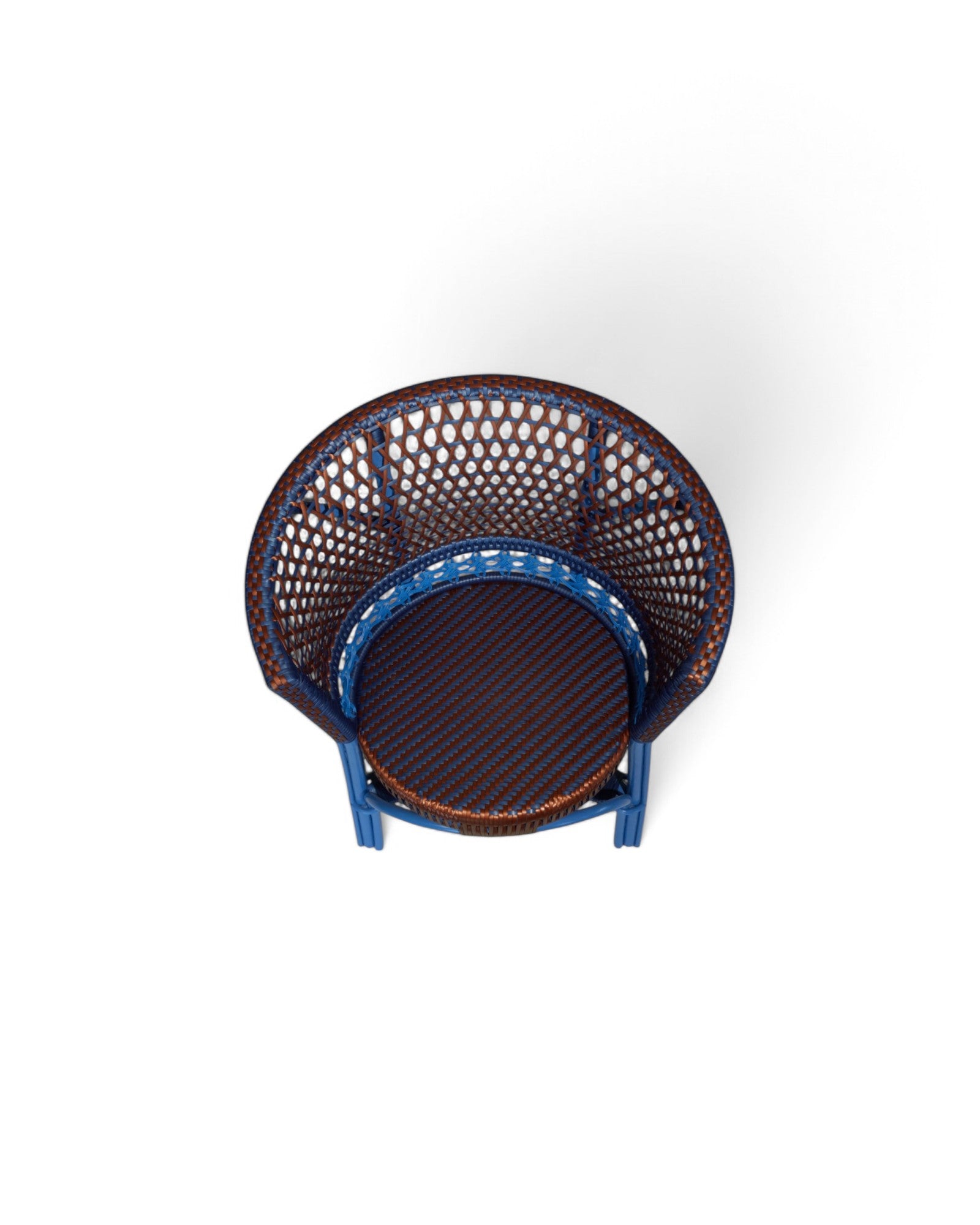 Marmar Chair - Brown & Blue