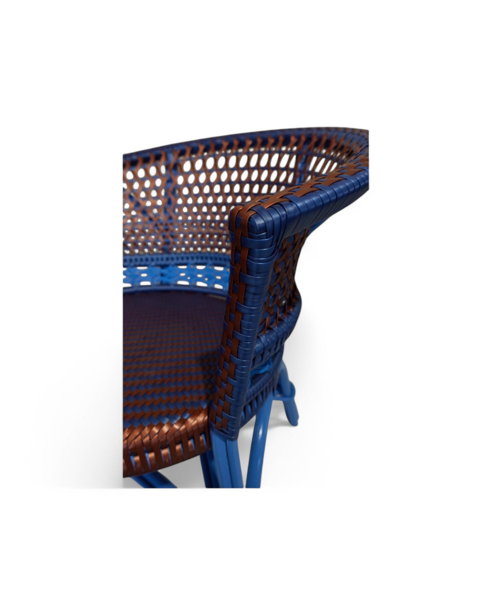Marmar Chair - Brown & Blue