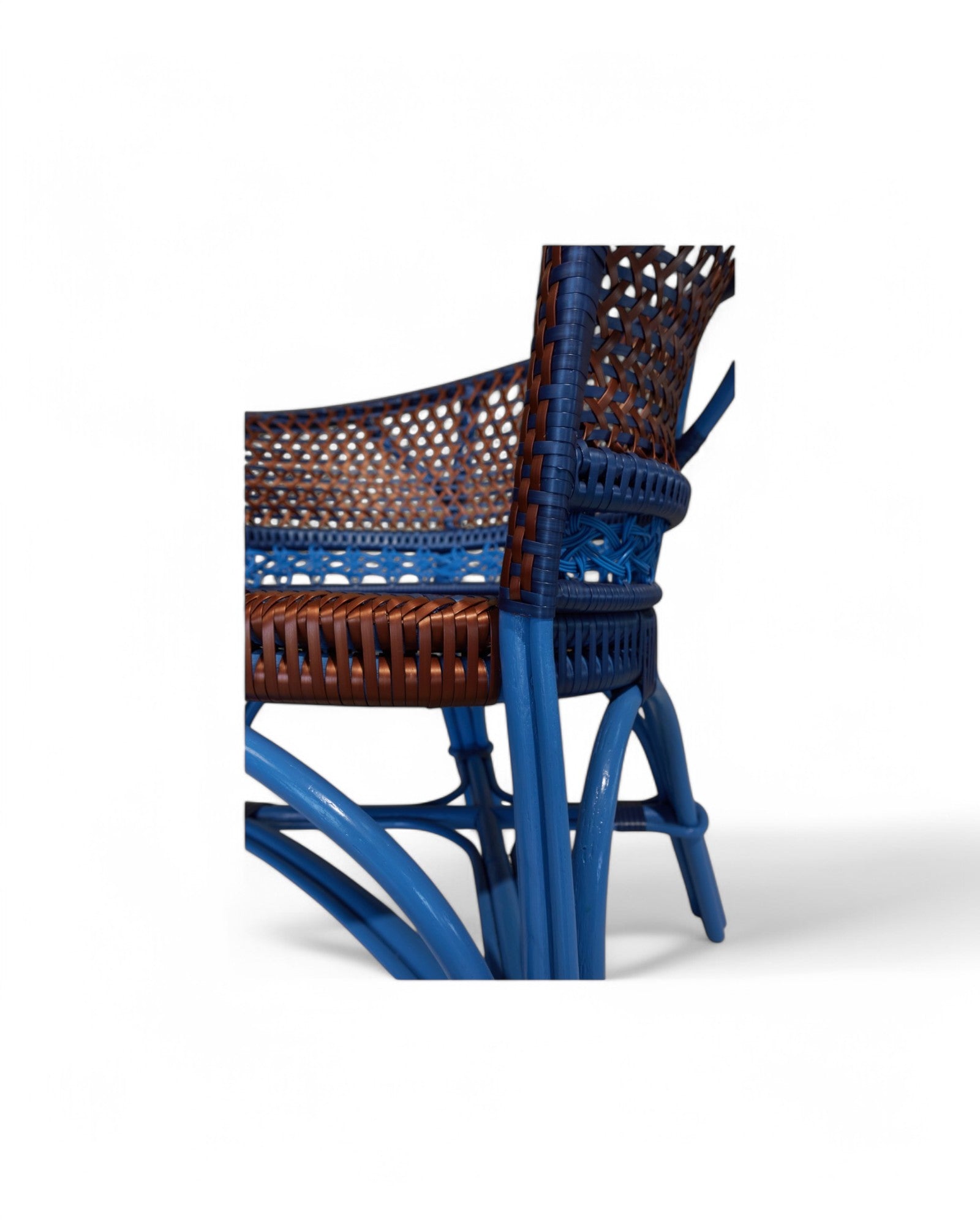 Marmar Chair - Brown & Blue