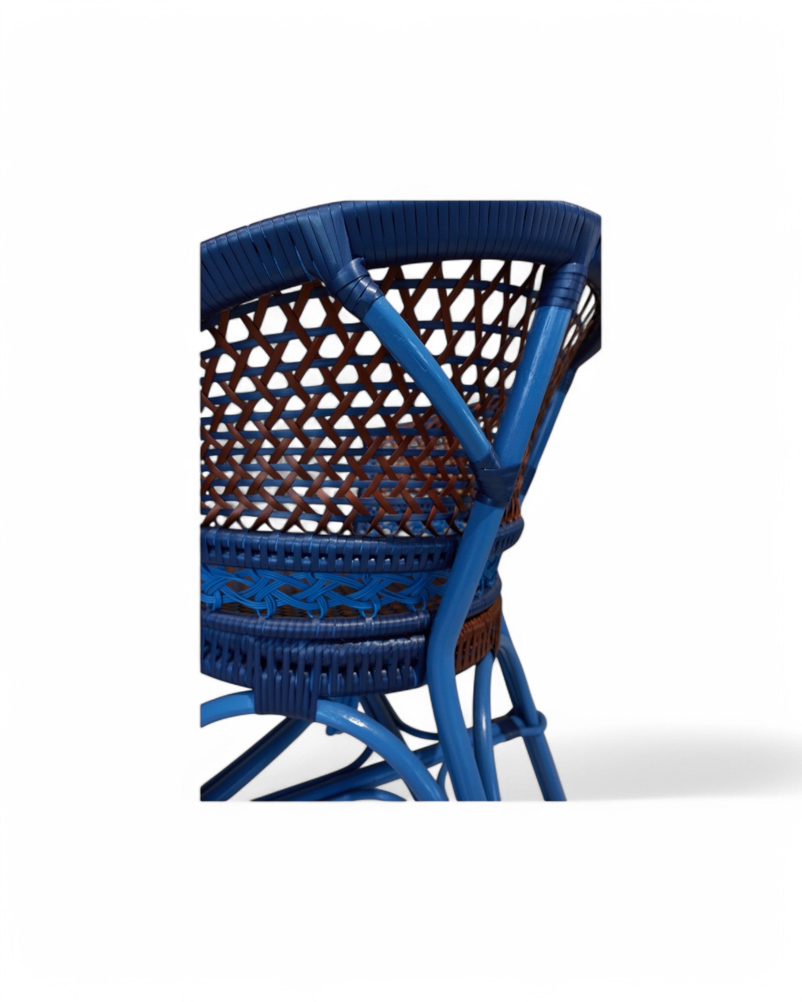 Marmar Chair - Brown & Blue