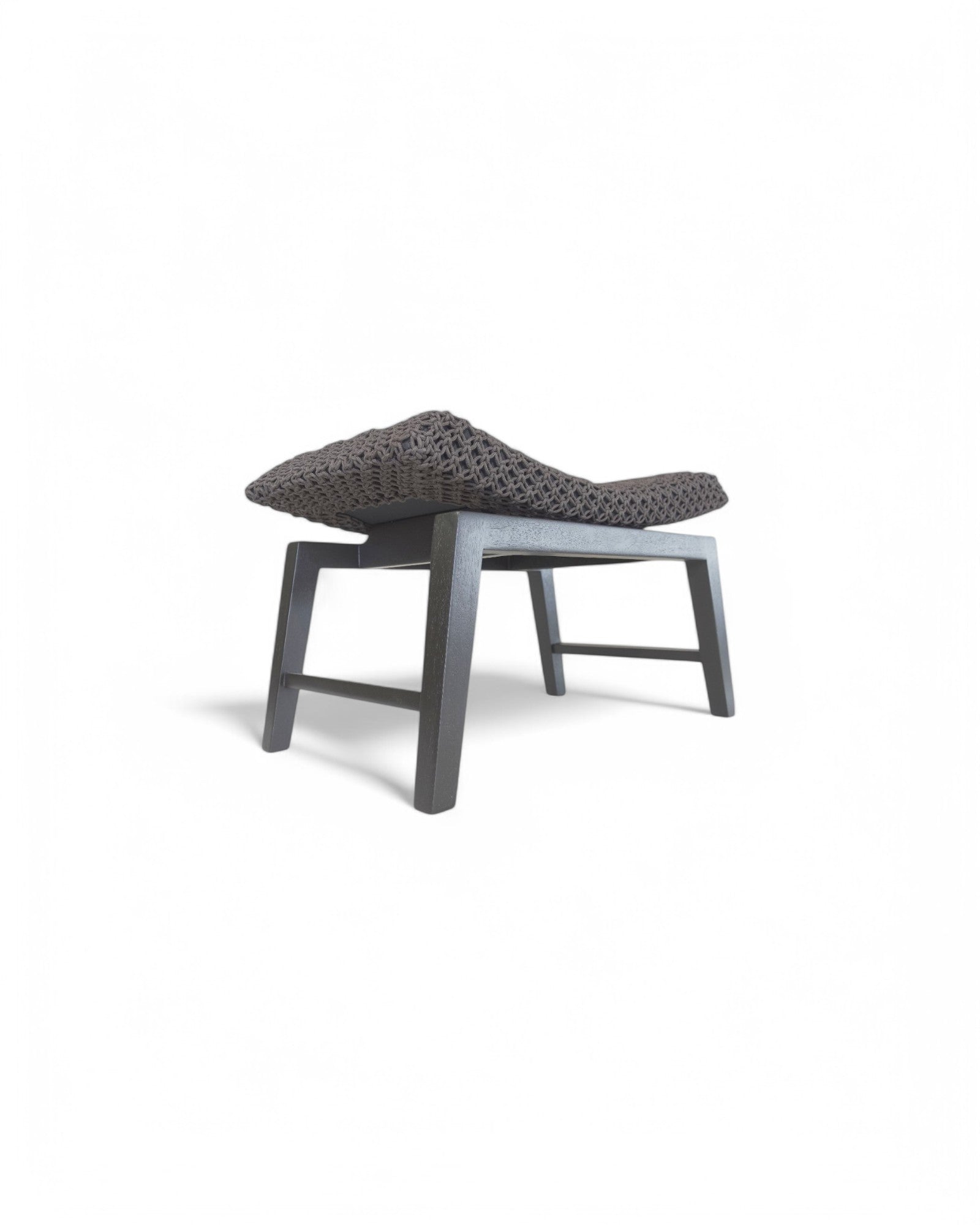 Antix Macrame Stool - Brown