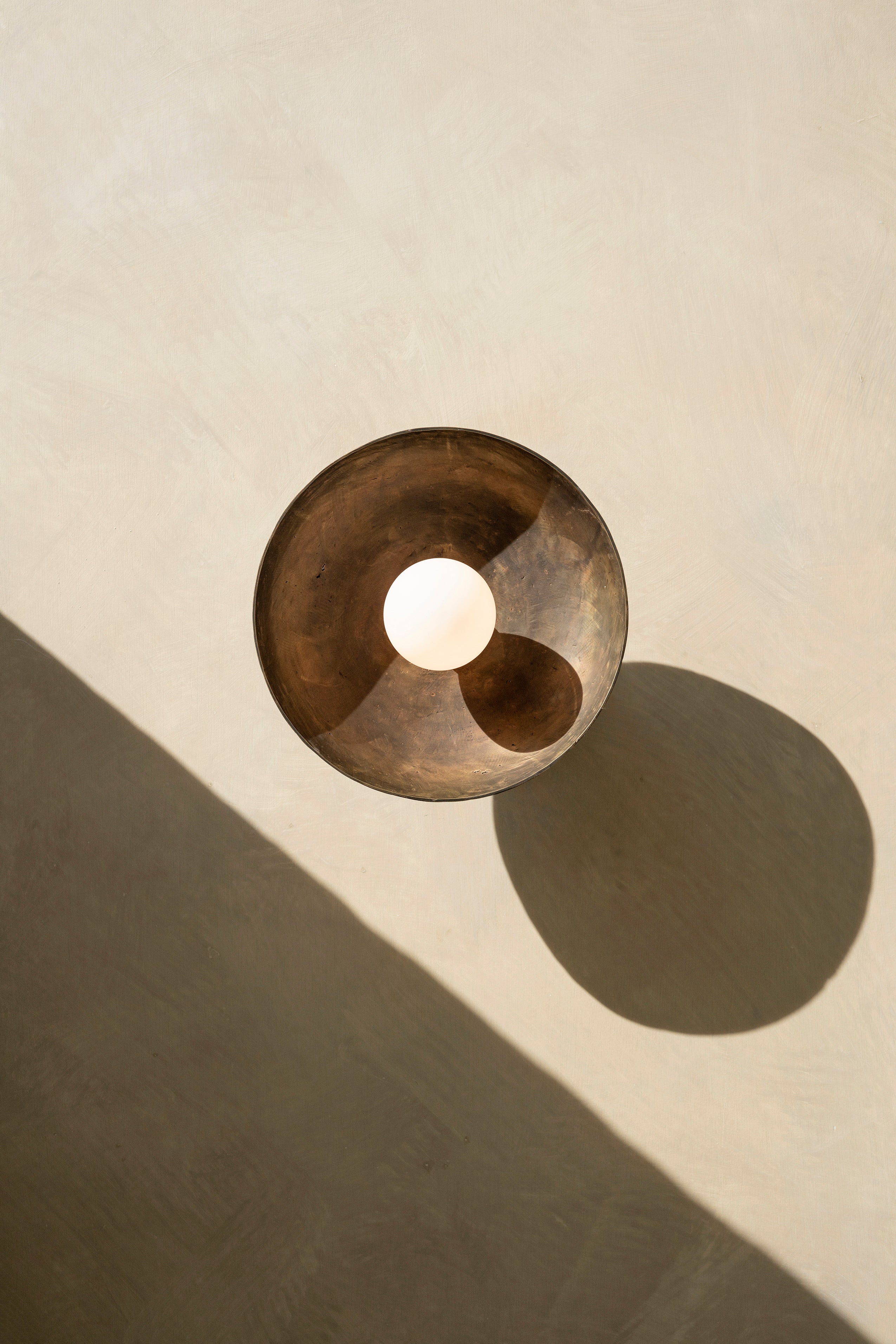 Ban Pa Ao Concave Sconce - Heavy Antique