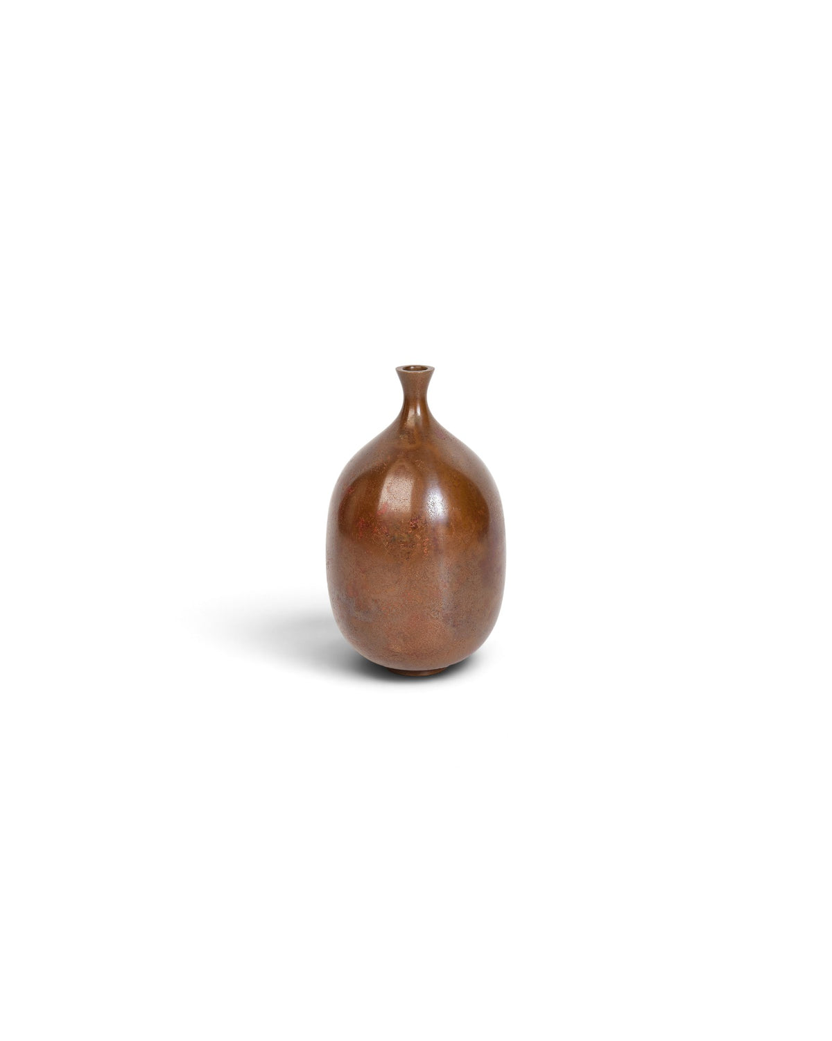 Japanese Bronze Vase with Hasegawa Megumi Makers Signature