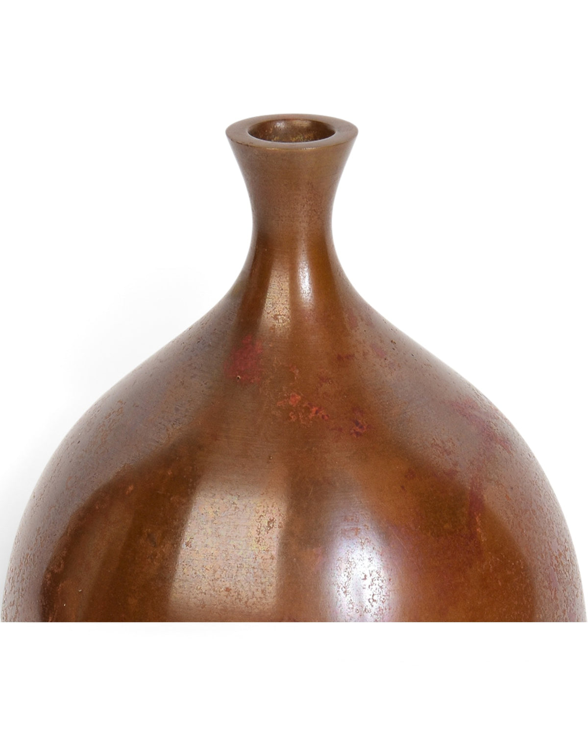 Japanese Bronze Vase with Hasegawa Megumi Makers Signature