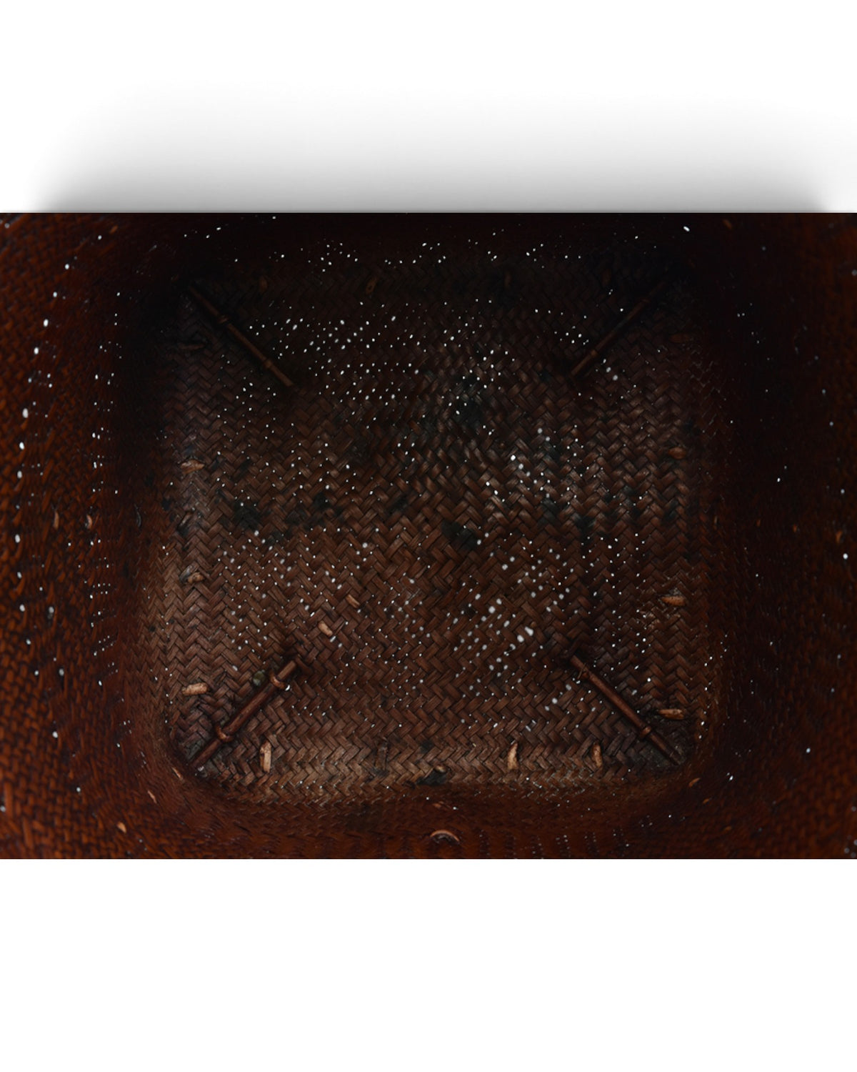 Laos Bamboo Basket, Brown