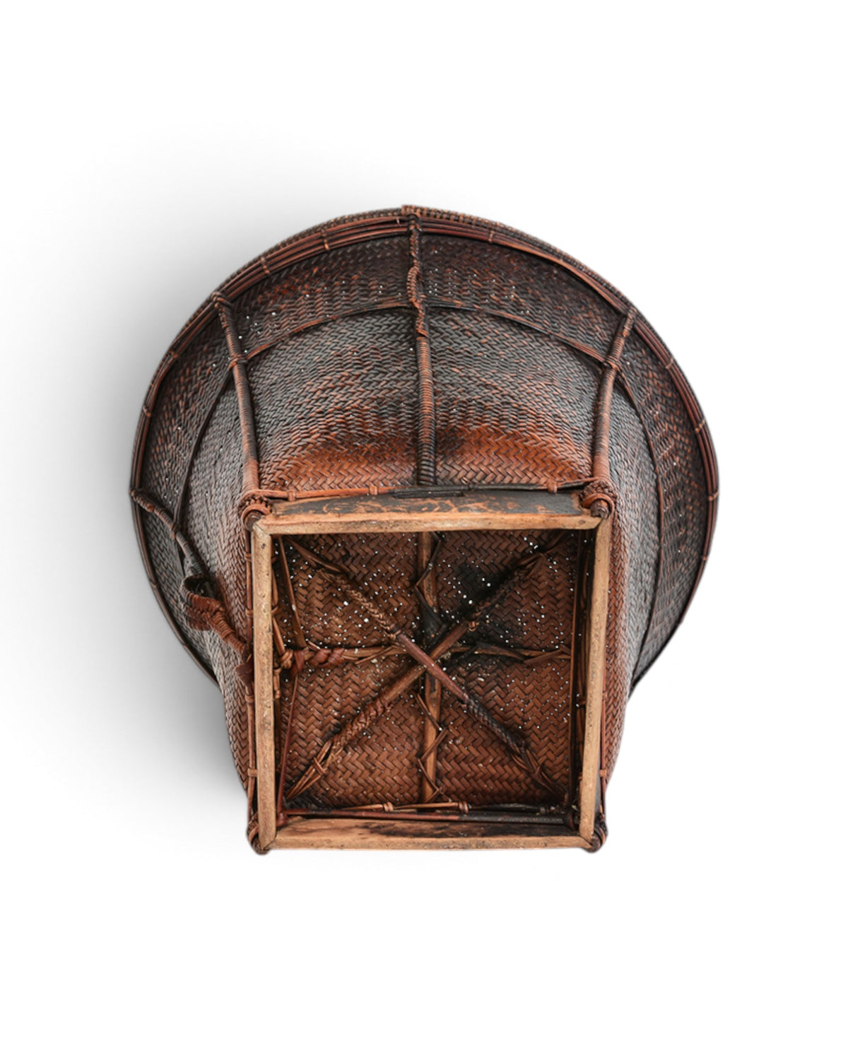 Laos Bamboo Basket, Brown