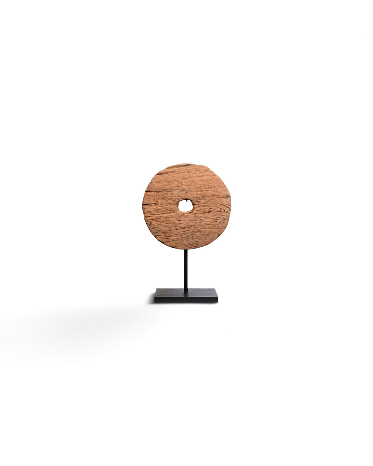 Thai Ox Cart Wooden Wheel with Stand