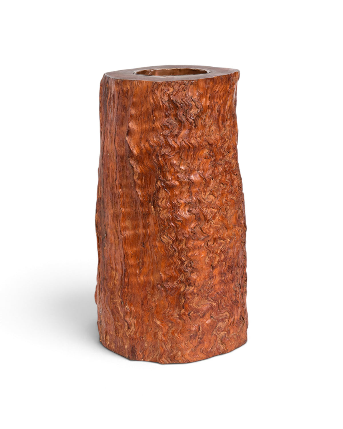 Japanese Large Burl Wood Hibachi Vessel