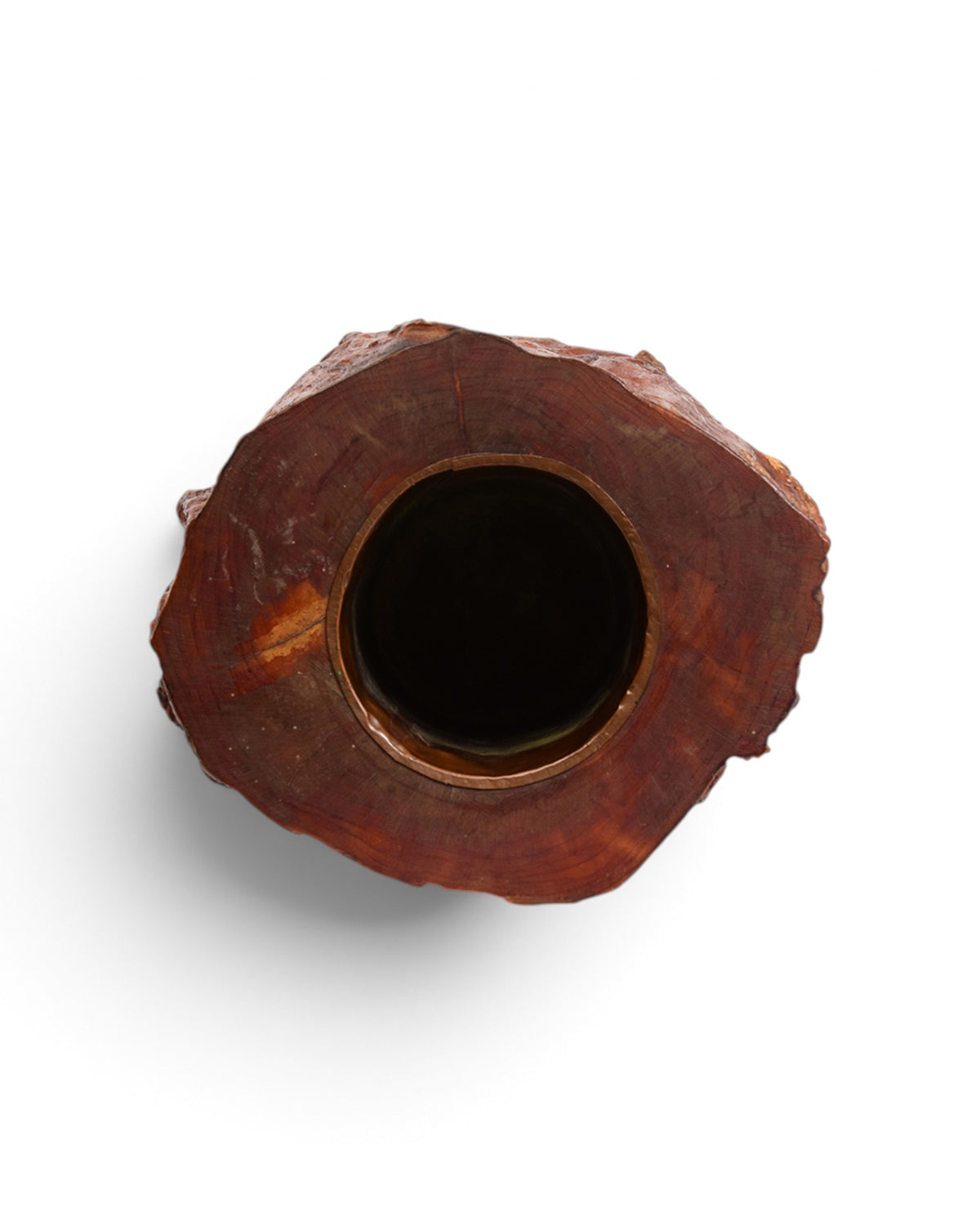 Japanese Large Burl Wood Hibachi Vessel