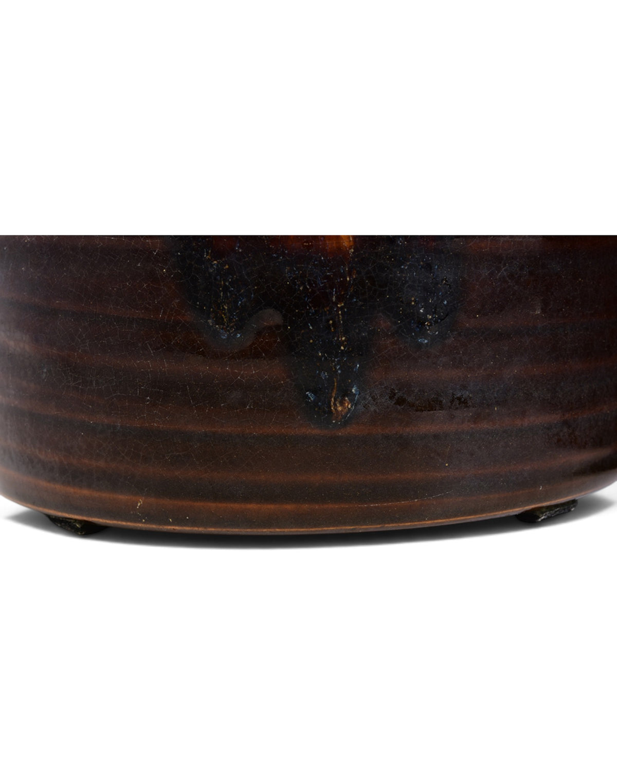 A Pair of Ceramic Hibachi with Artist Signature - Set of 2