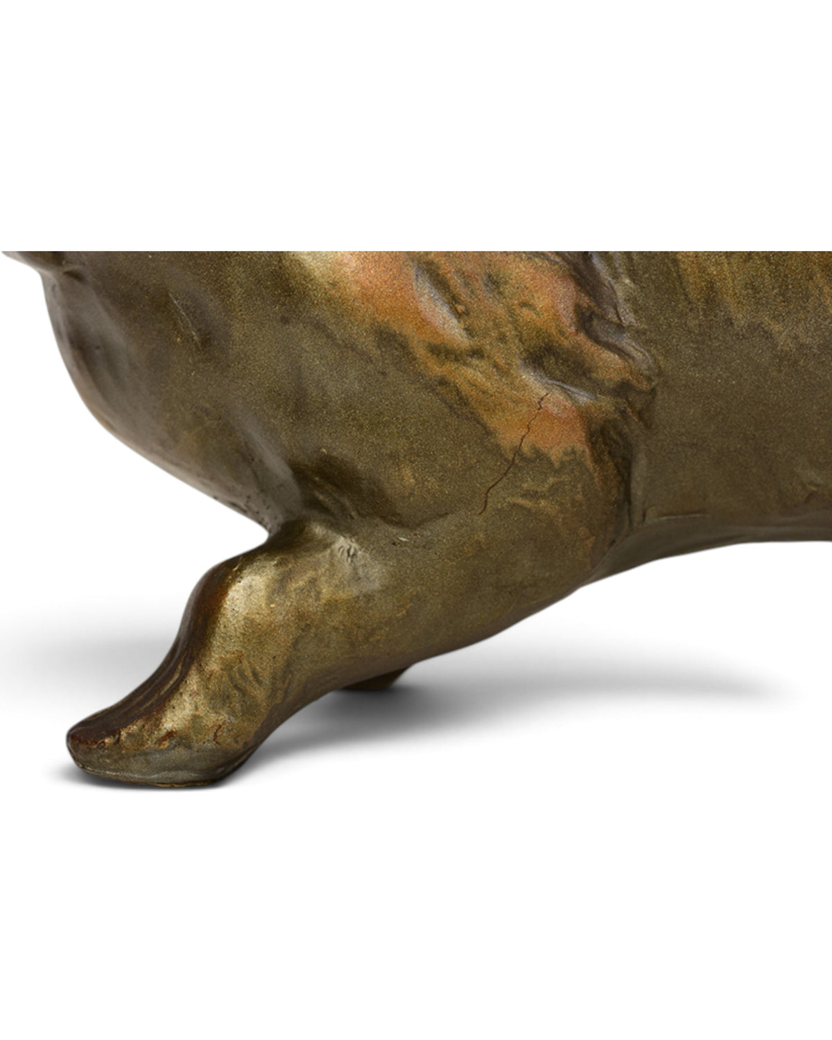 Japanese Bronze Rabbit Hollow Sculpture