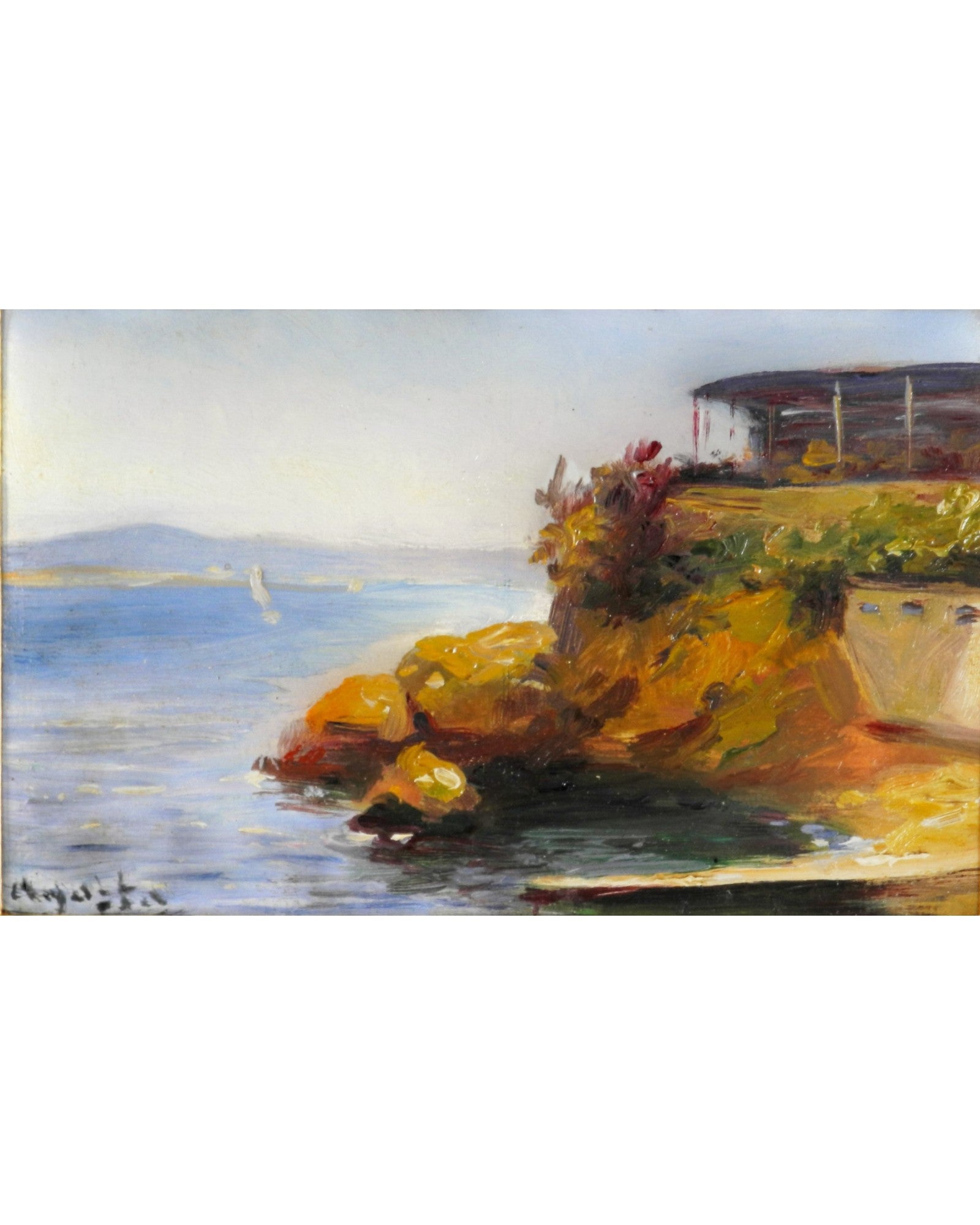 Set of 3 French Riviera Oil Paintings (102 x 87cm) - Surround Living - 5