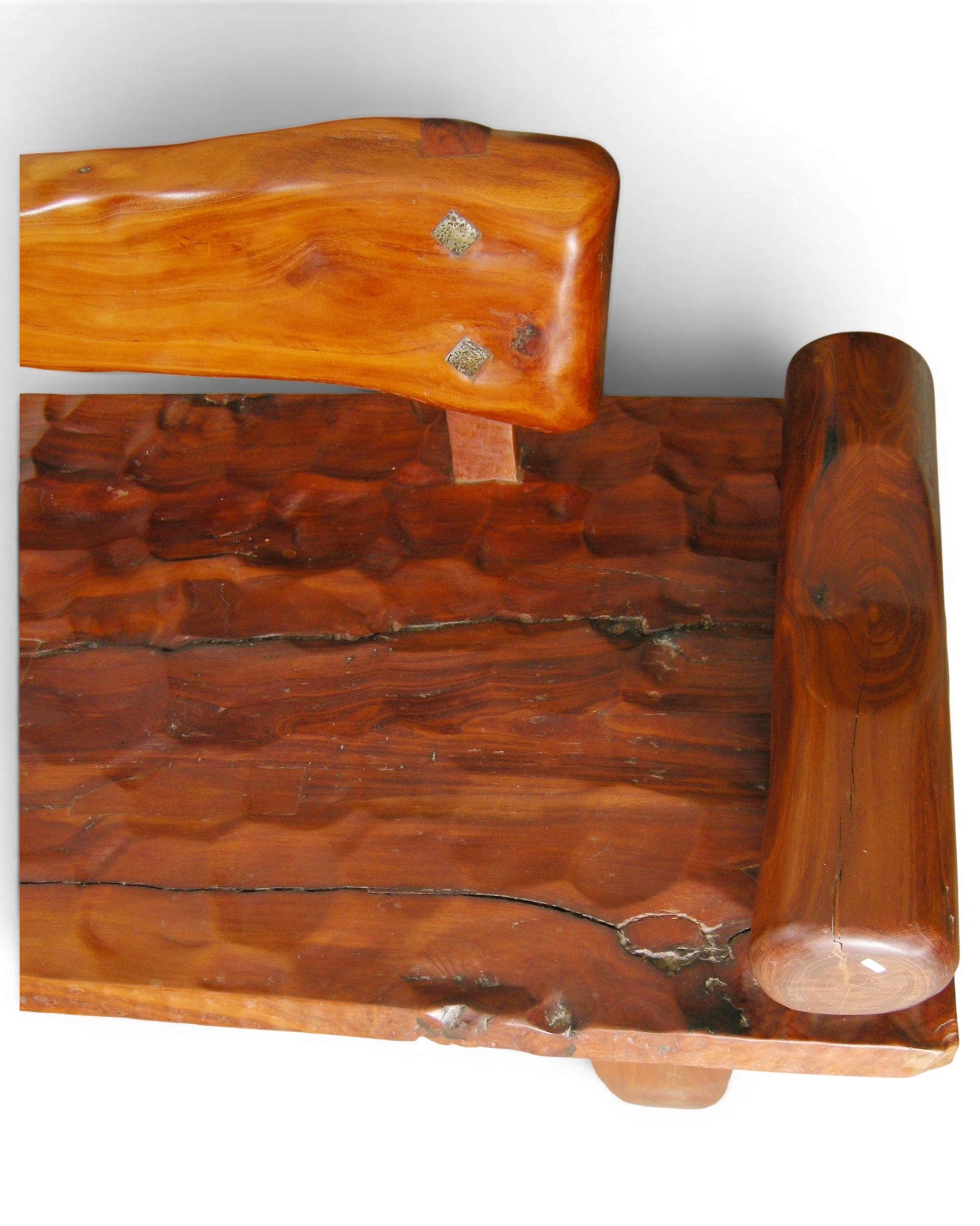 Rustic Solid Jack Wood Couch - Surround Living - 4