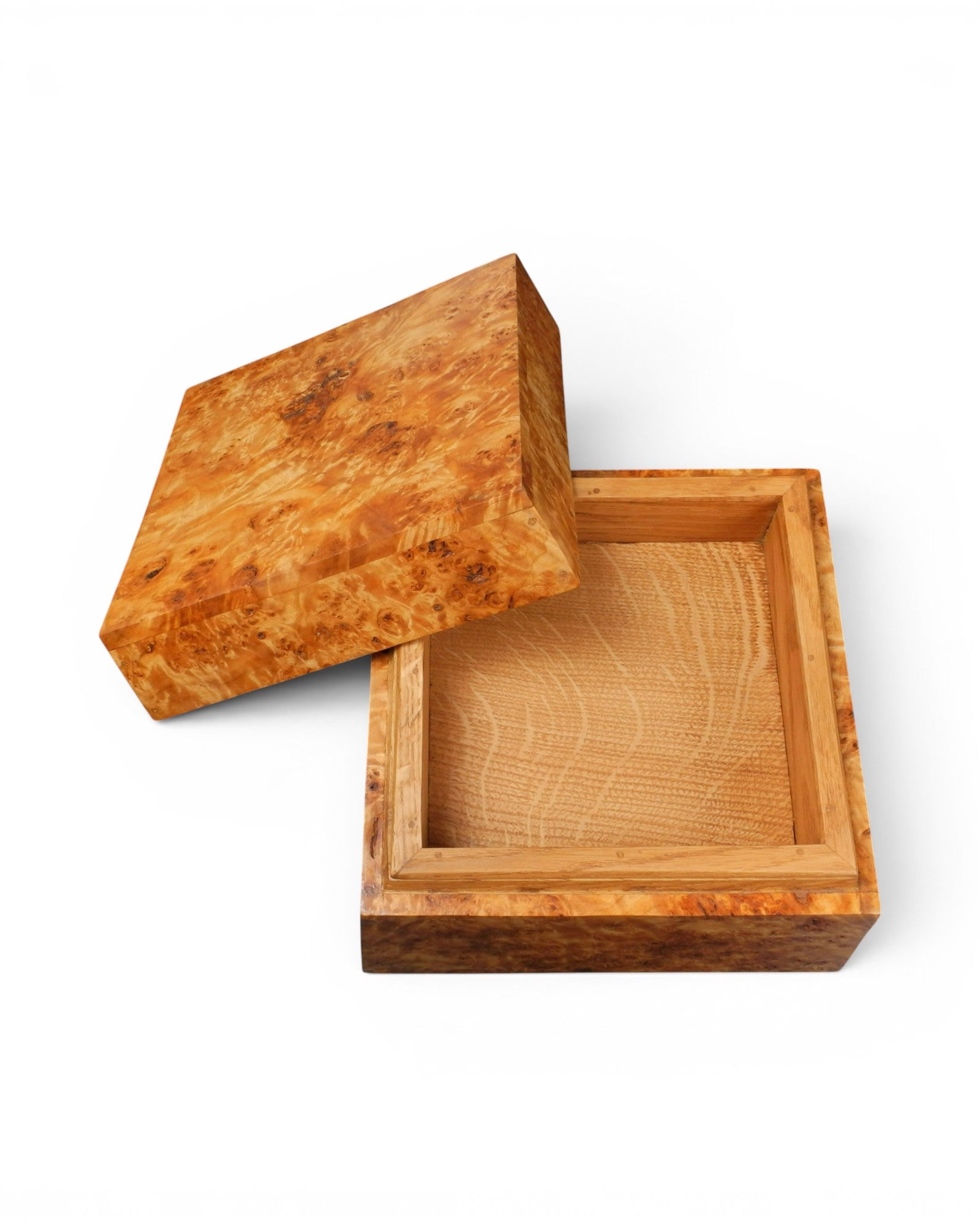 Poplar Wood Burl Box Inspired by South Sumatran Design - Surround Living - 8