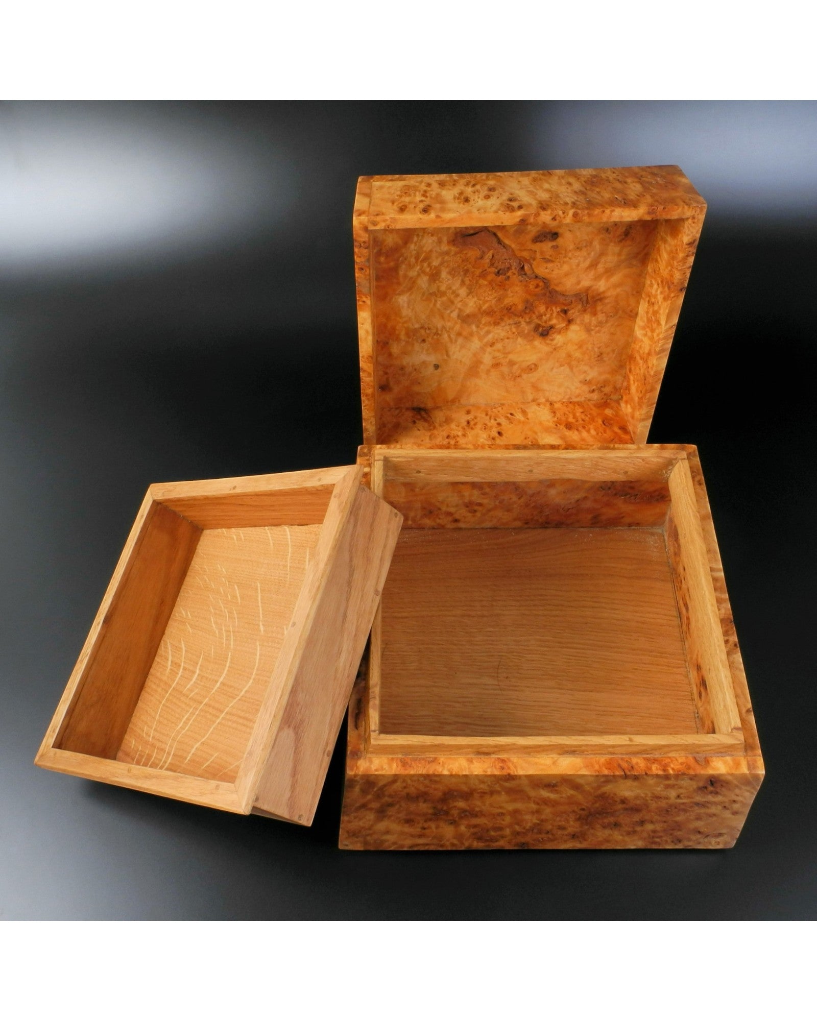 Poplar Wood Burl Box Inspired by South Sumatran Design - Surround Living - 11