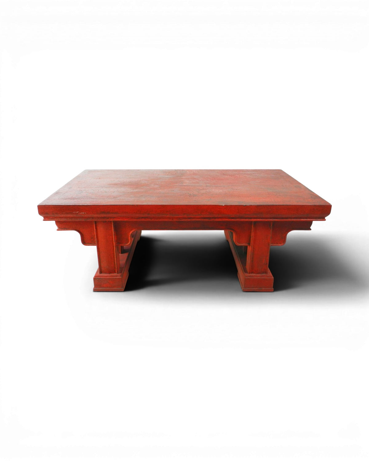 Chinese-Style Red Table in Qing Dynasty Style 2