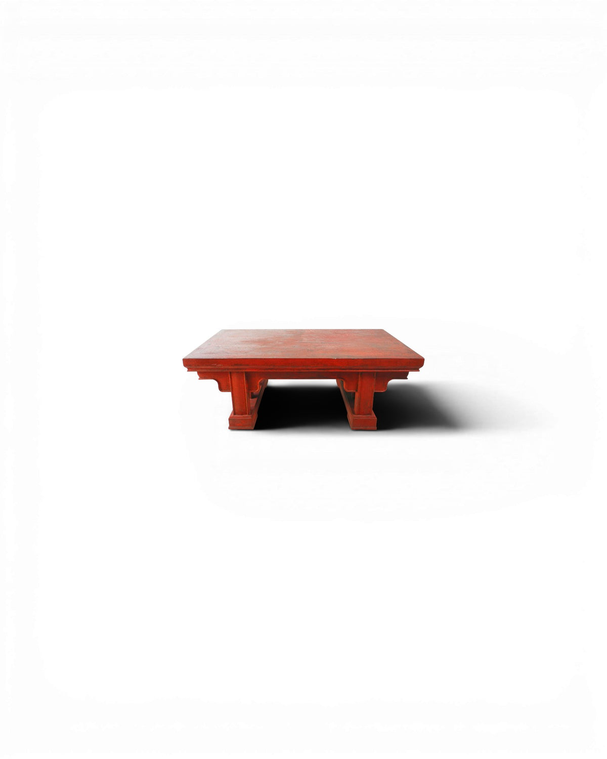 Chinese-Style Red Table in Qing Dynasty Style 2