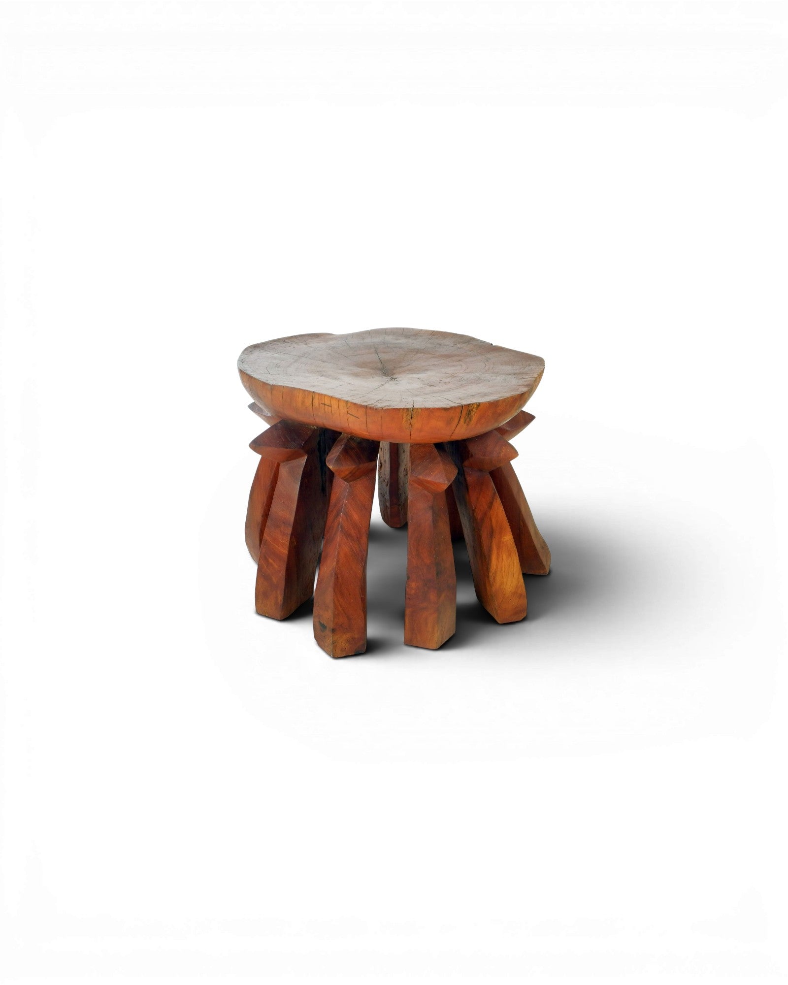 Afro - Style Stool in Hehe Tribal Style - Surround Living - 1