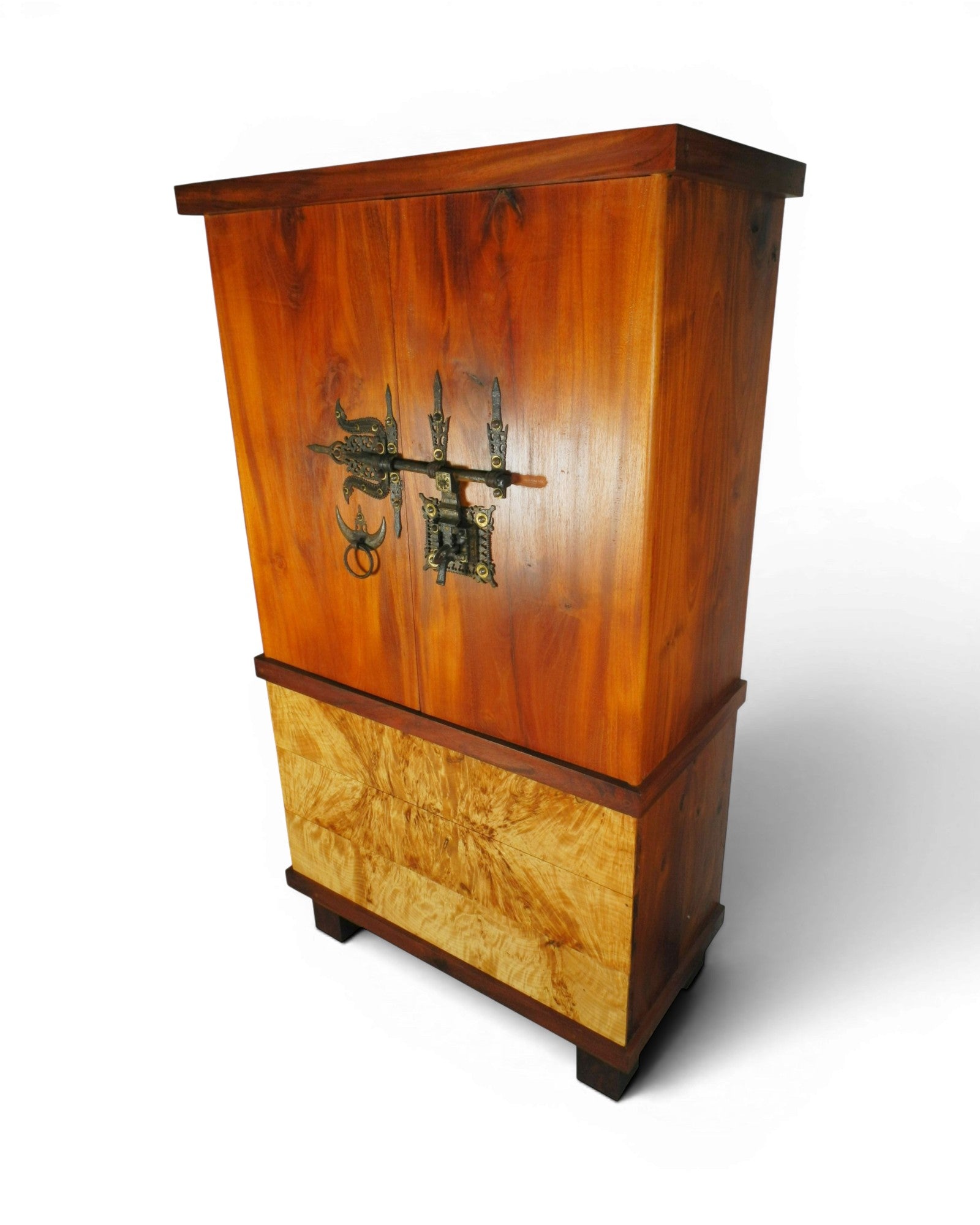 Jack Wood Cabinet with Poplar Burl Drawers - Surround Living - 3